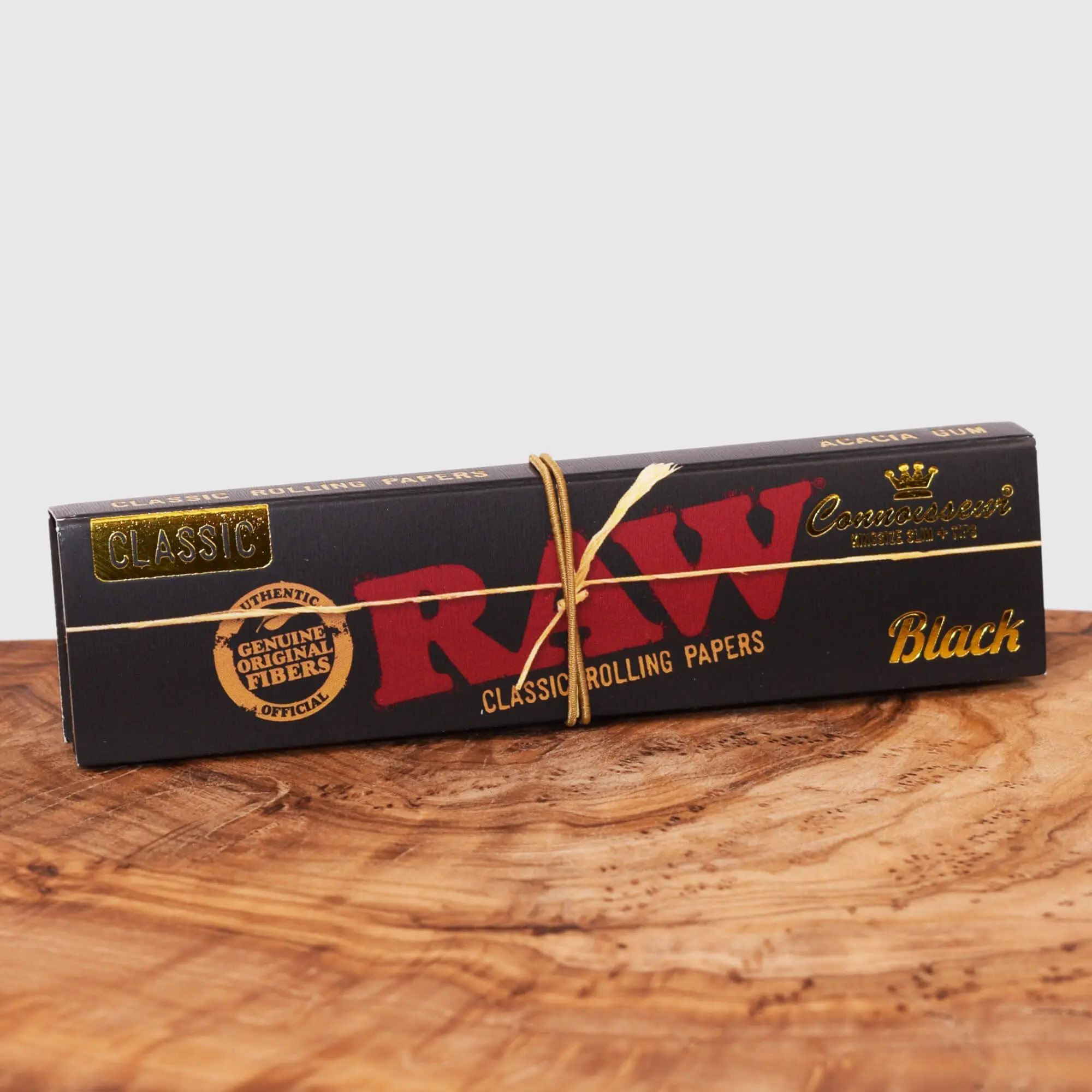 RAW Black Connoisseur King Size Slim + Tips