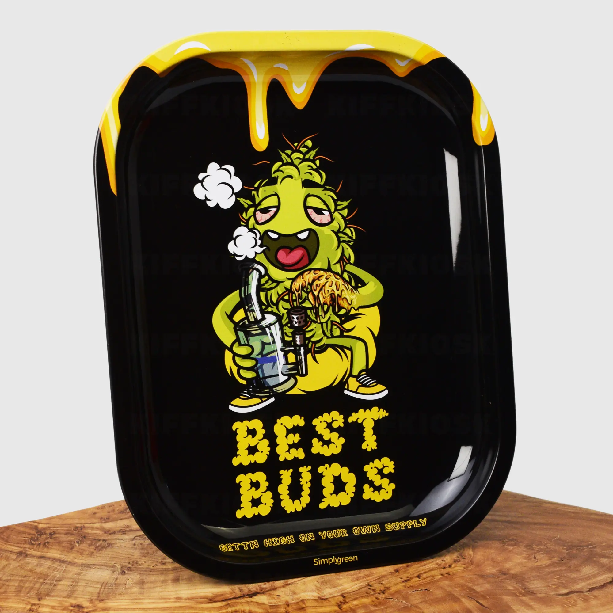 Best Buds Dab-All-Day Rolling Tray - 18x14cm