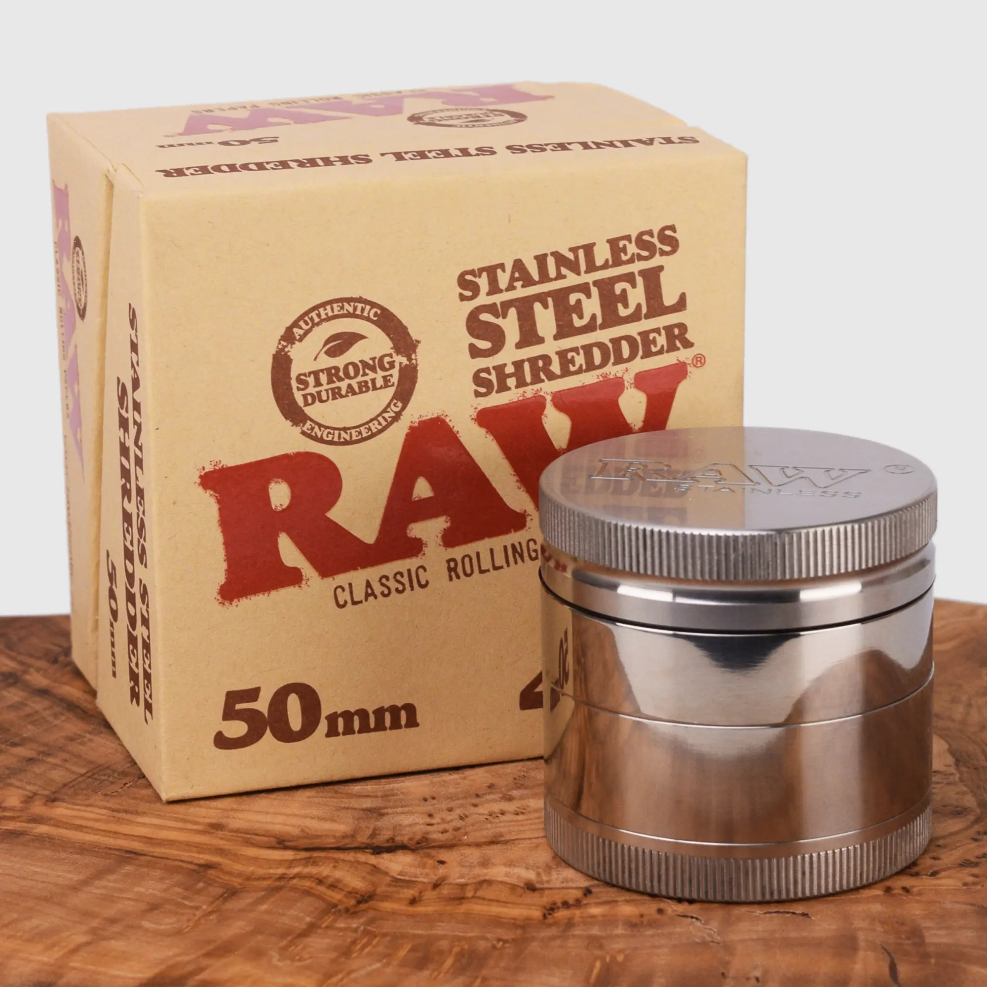 RAW Edelstahl Grinder - 50mm