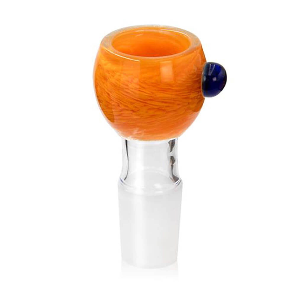 BKH-RND-05 - Variantenbild - Bong Kopf Rund NS 19 Orange - KiffKiosk