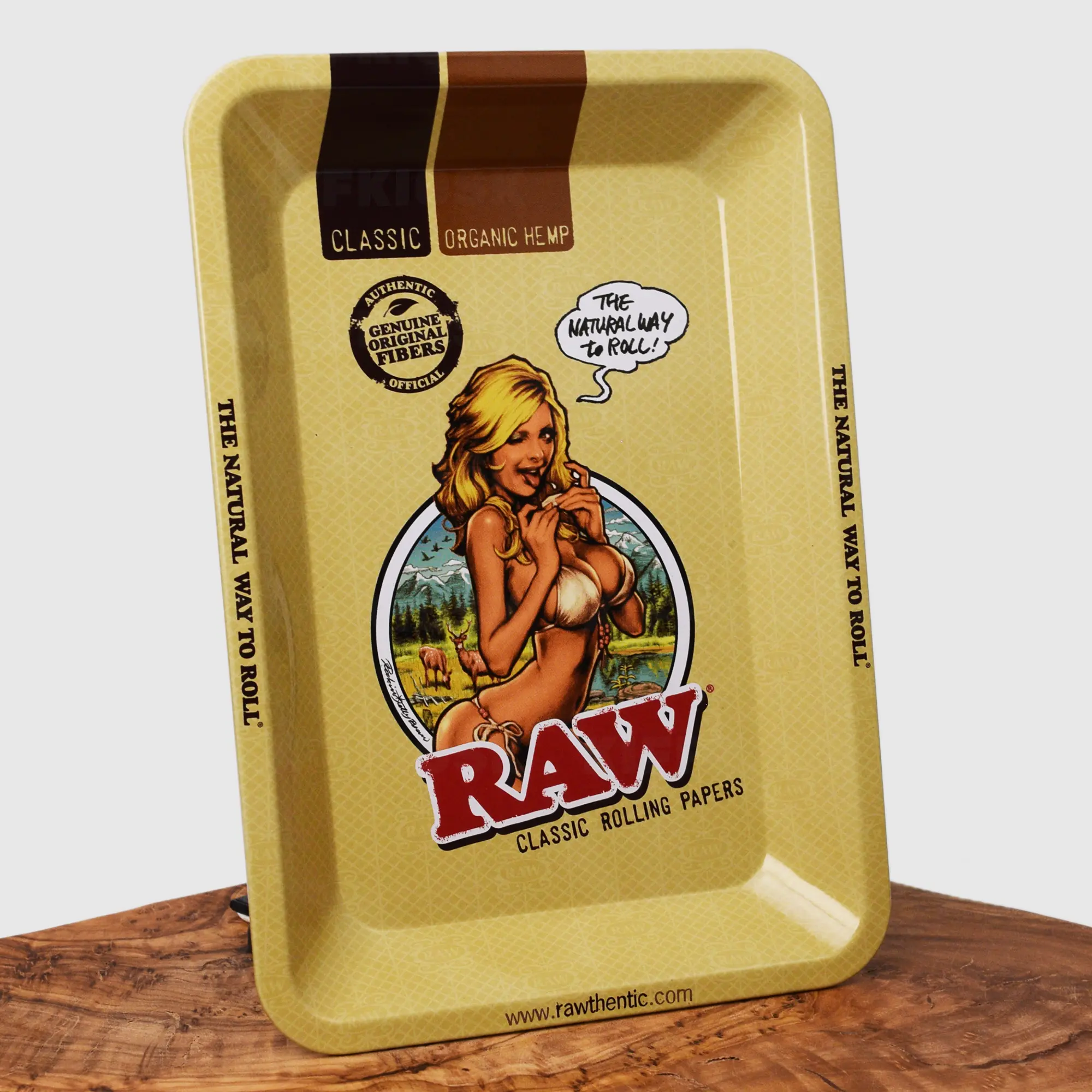 RAW Bikini Girl Rolling Tray - 18x12cm