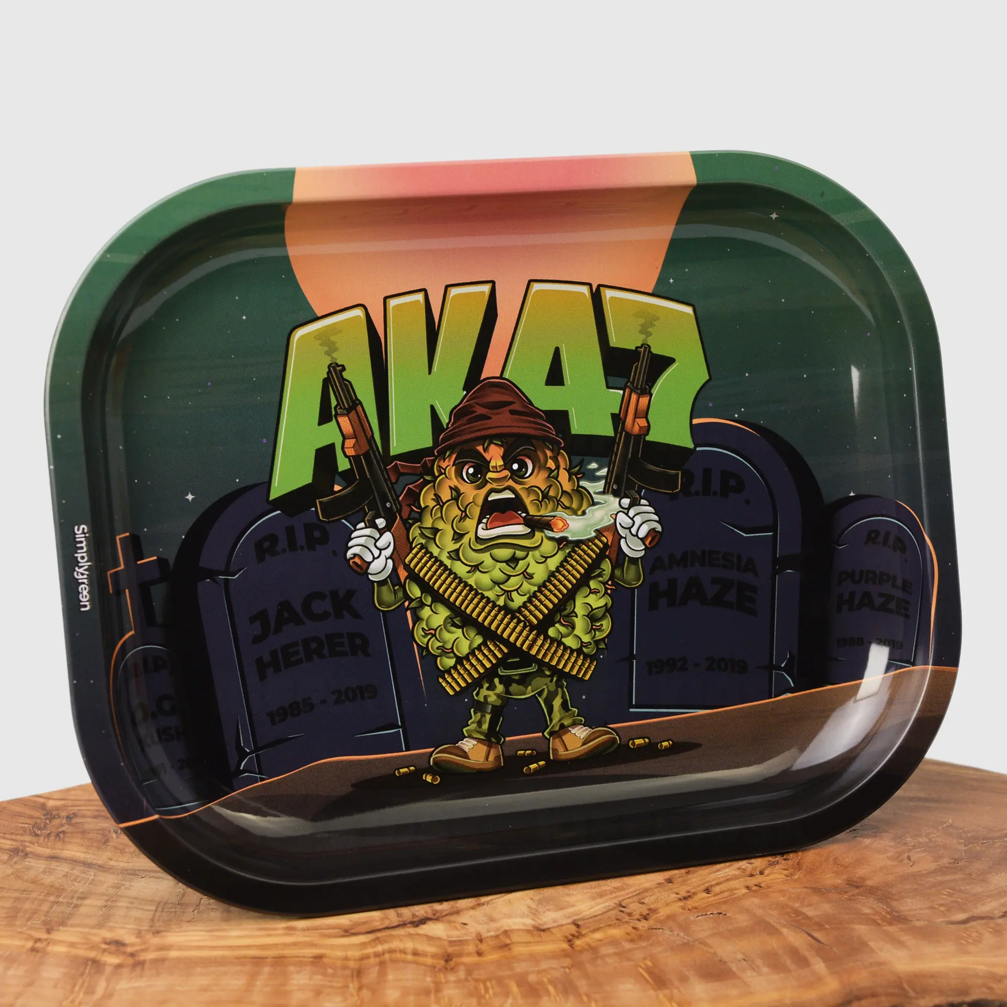 Best Buds AK47 Rolling Tray - 18x14cm