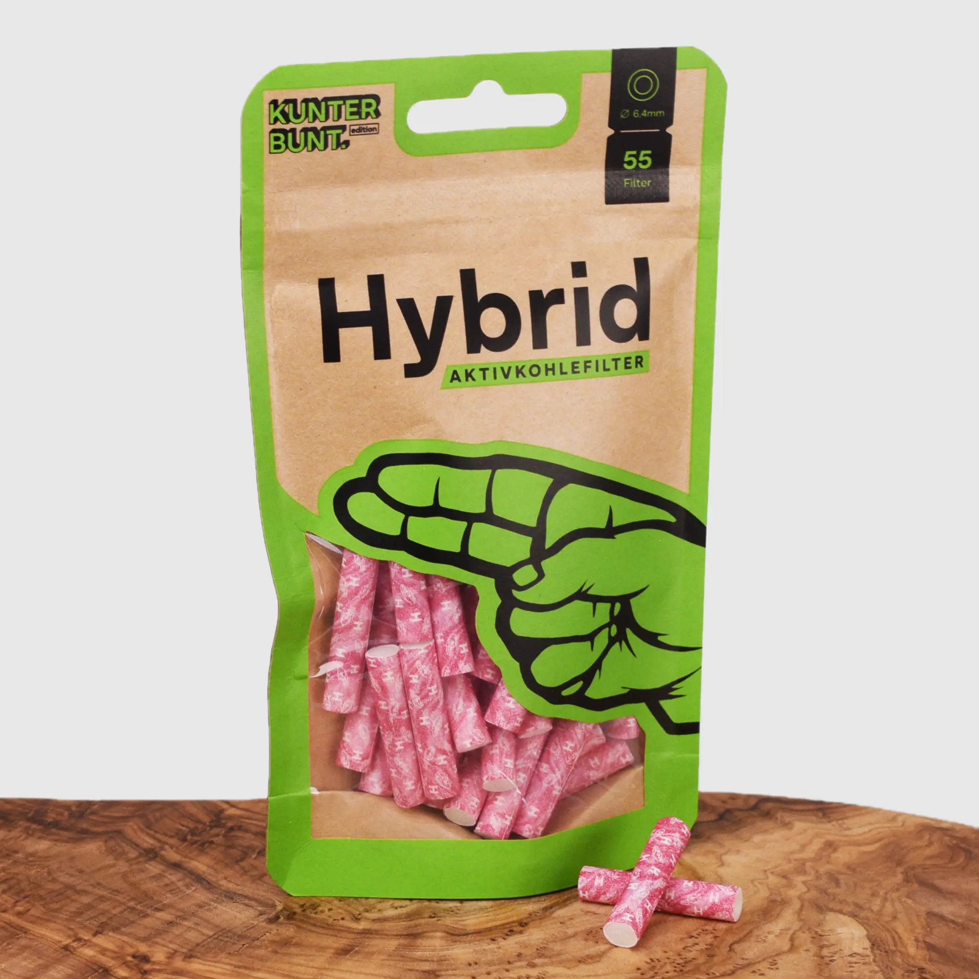 Hybrid Supreme Magenta Aktivkohlefilter - 55 Stk