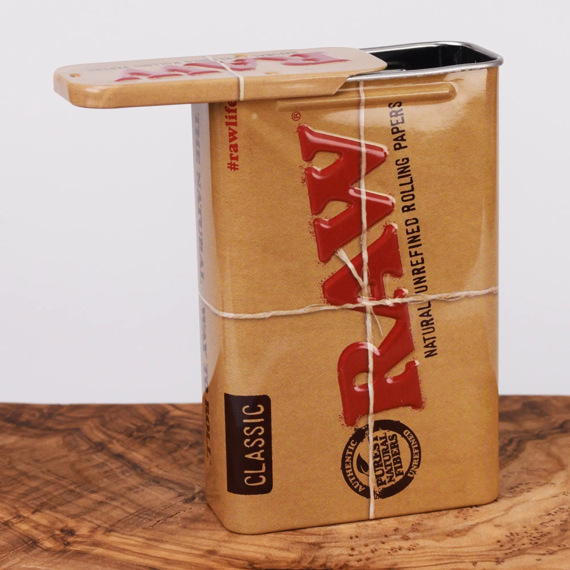 RAW Classic Zigarettendosen mit Schiebedeckel
