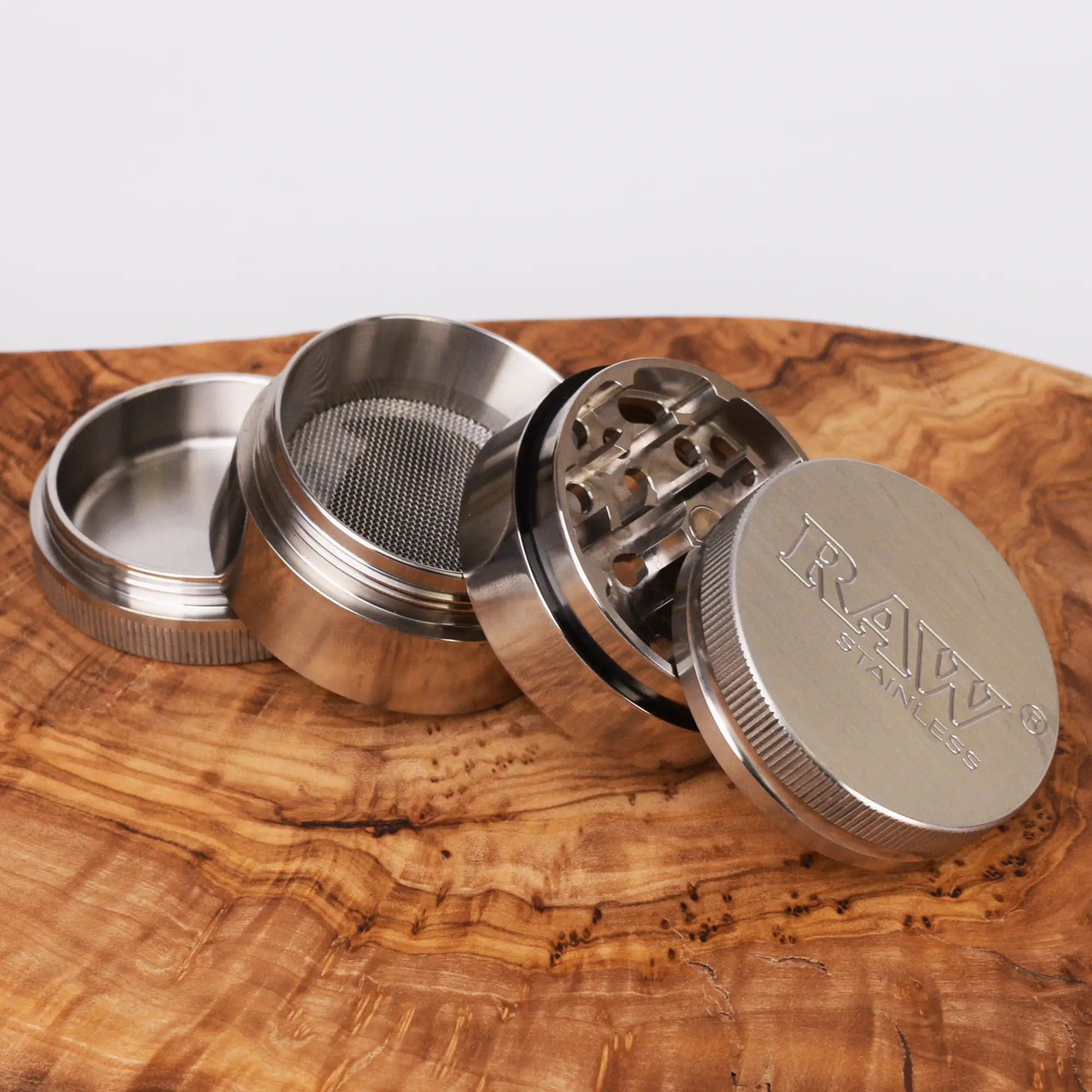 RAW Edelstahl Grinder - 50mm