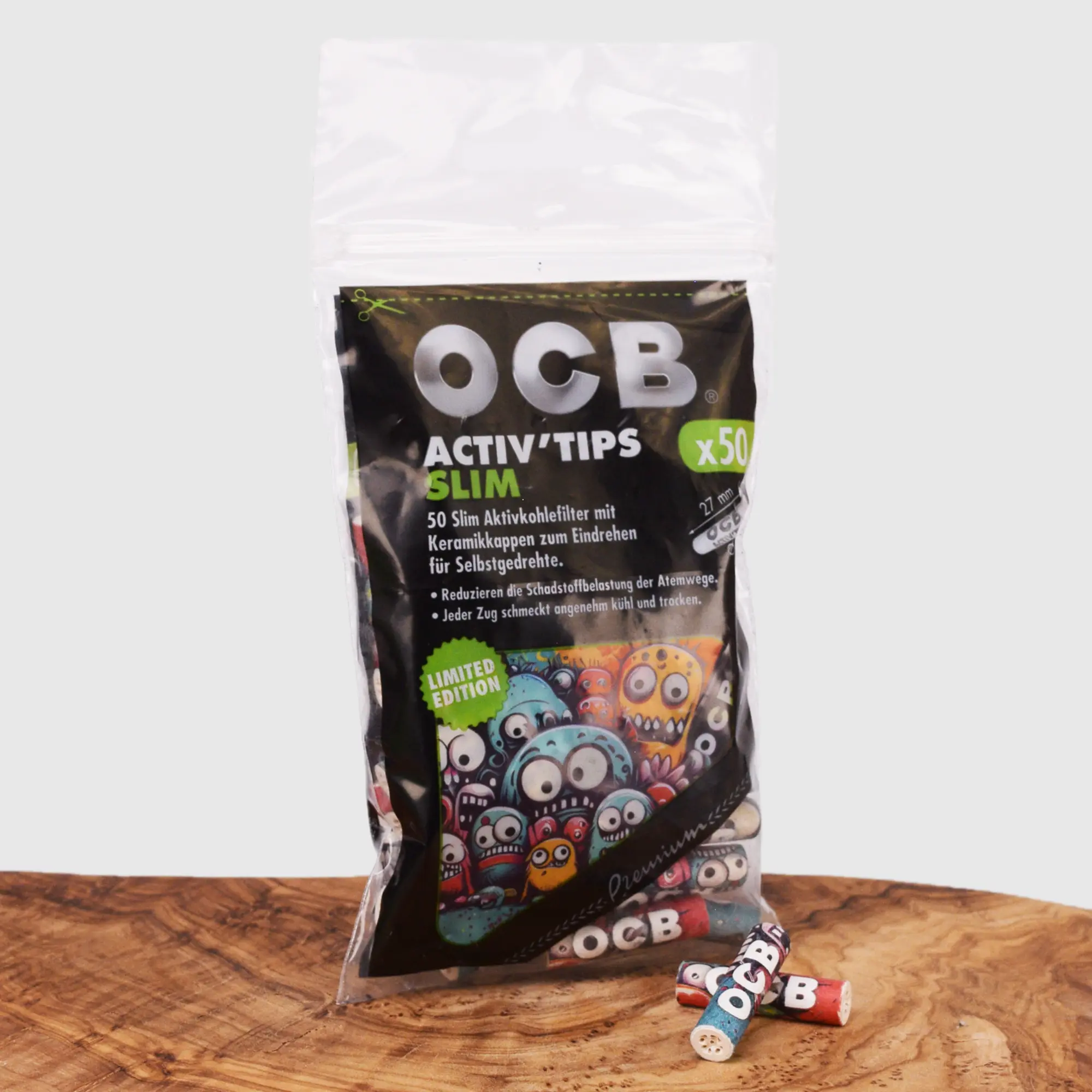 OCB Limited Edition Aktivkohlefilter - 50 Stk