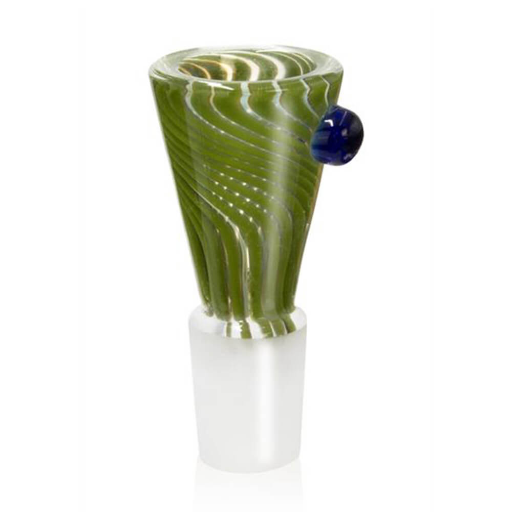 BKH-BTK-07 - Variantenbild - Batik Cone Bong Kopf NS 19 Grn - KiffKiosk