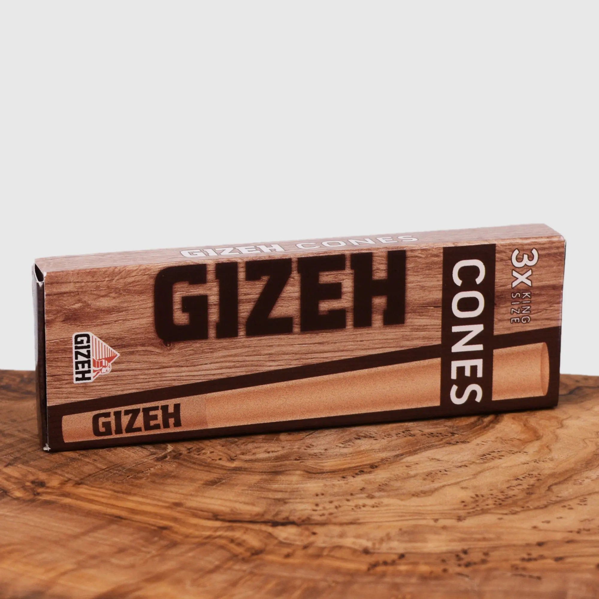 GIZEH Brown Cones King Size Slim - 3 Stk