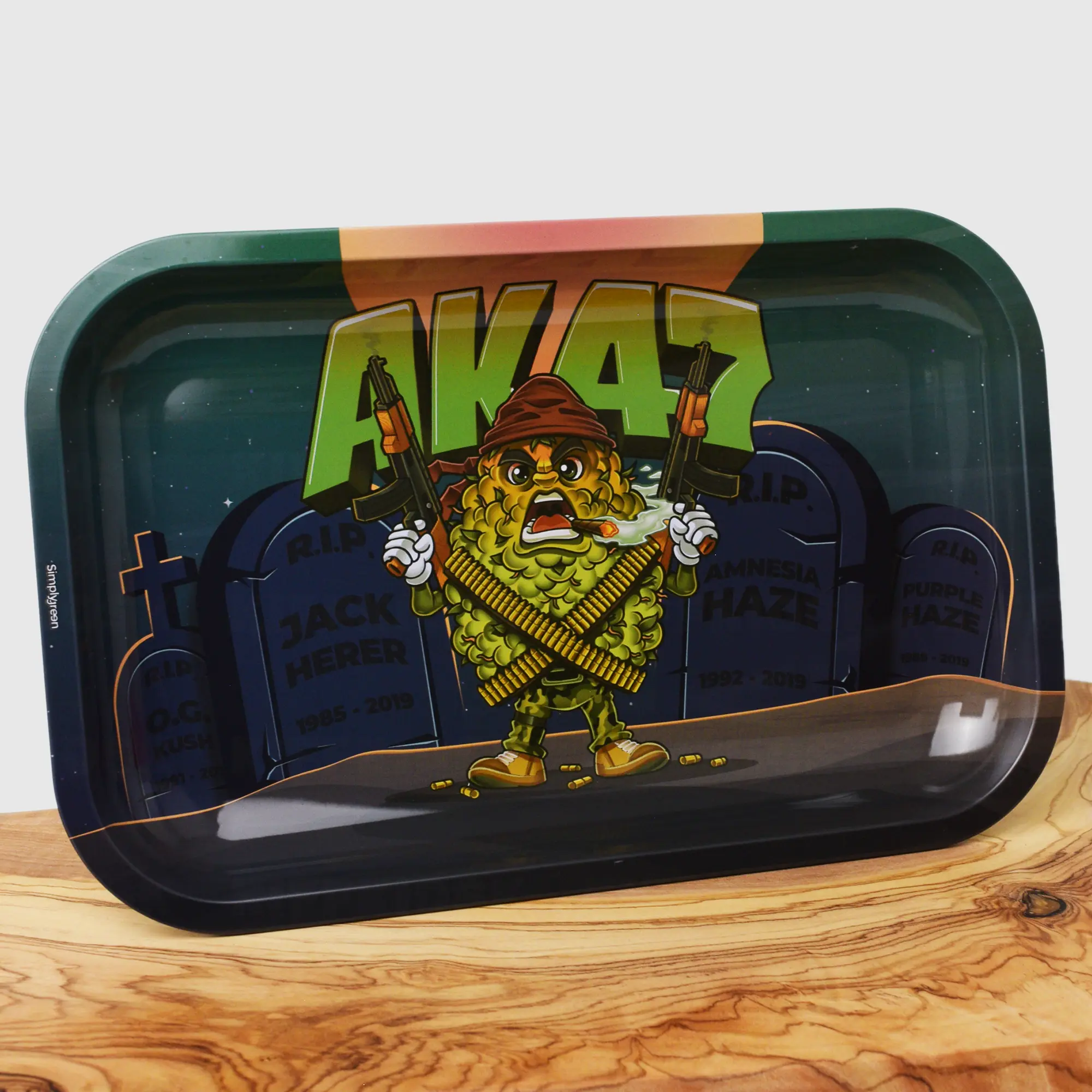 Best Buds AK47 Rolling Tray - 27x17cm