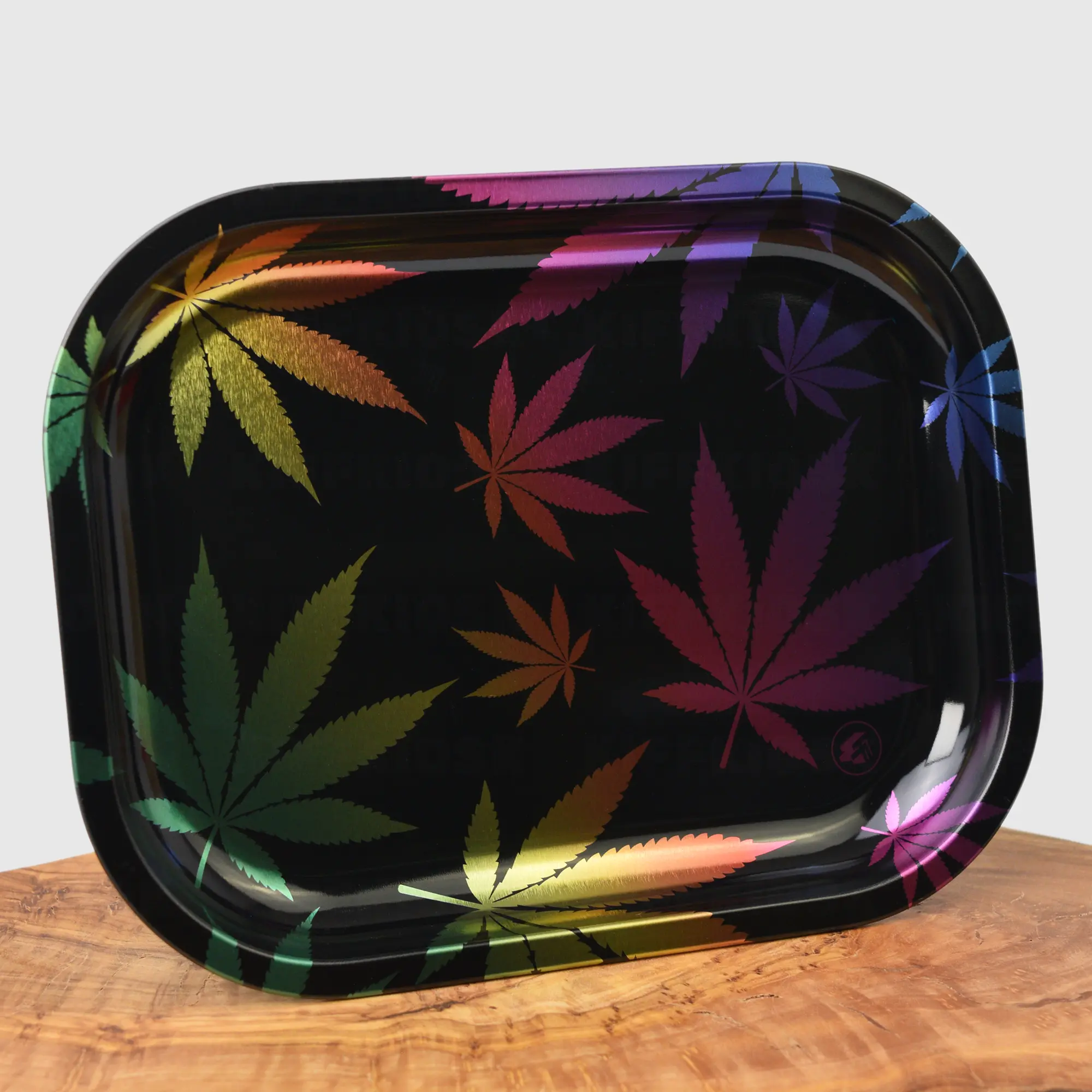Leaves Rainbow Rolling Tray - 18x14cm