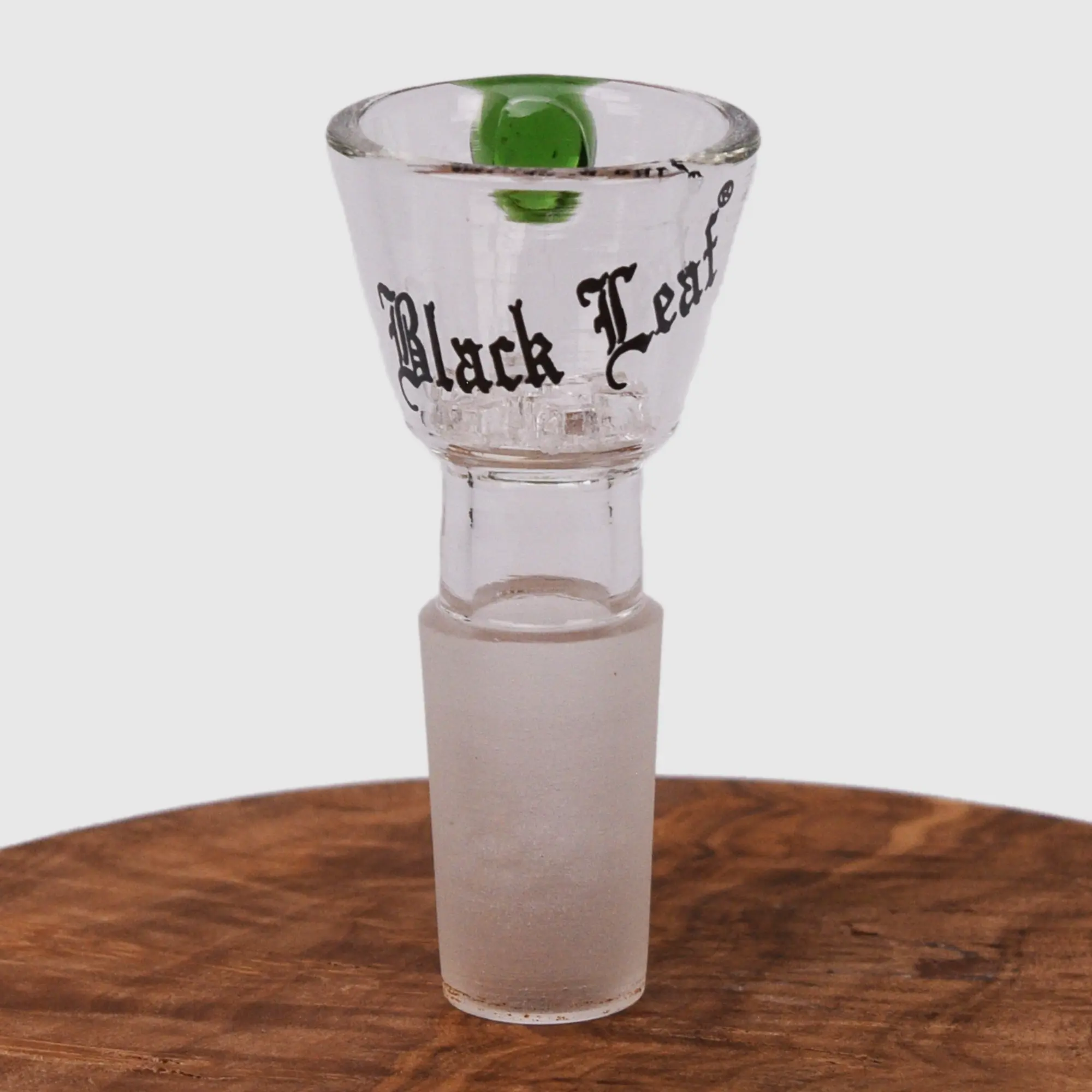 Black Leaf Bong Kopf mit Sieb - NS 14 & 19