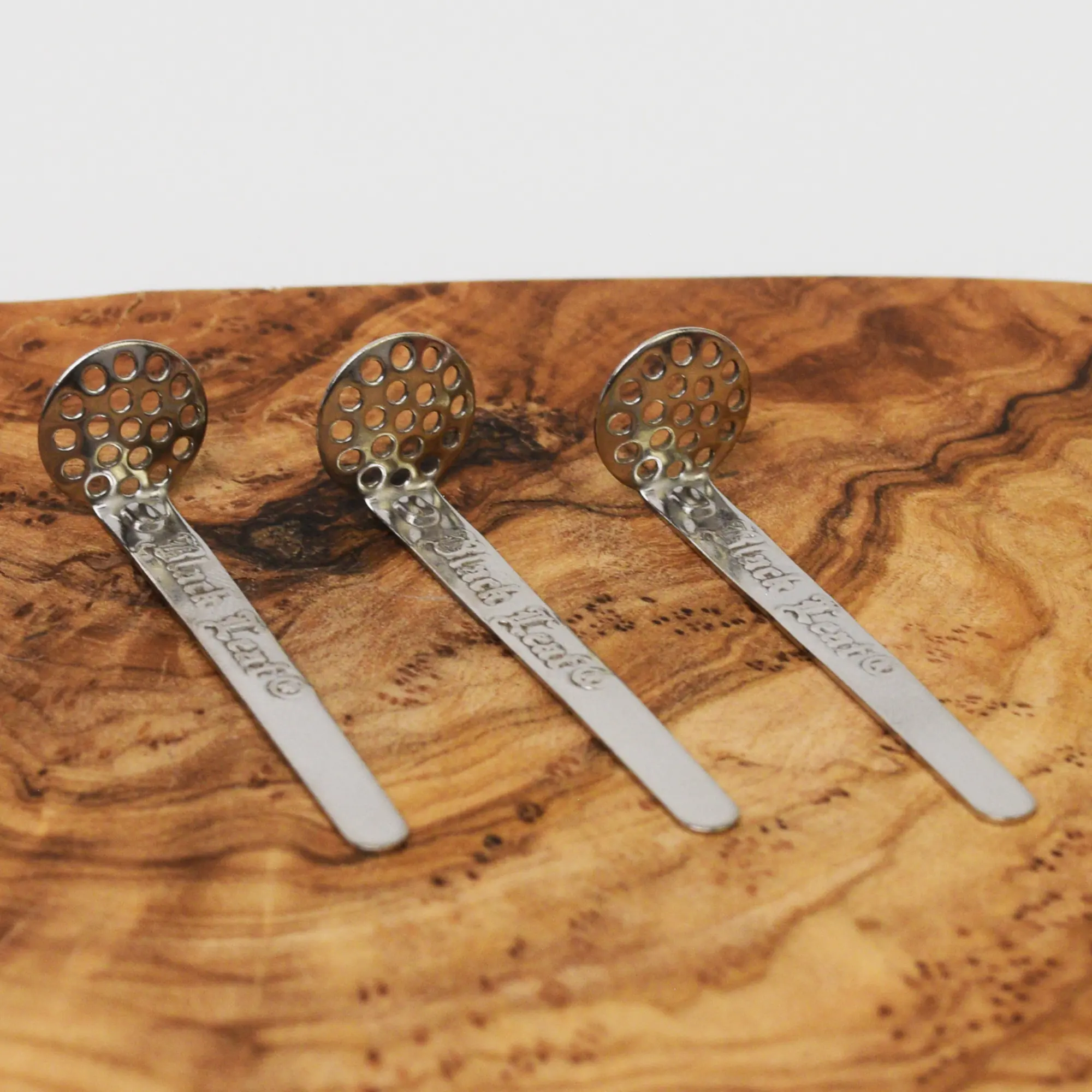 Black Leaf Edelstahl Bong Sieb 3 Stk - Ø12mm