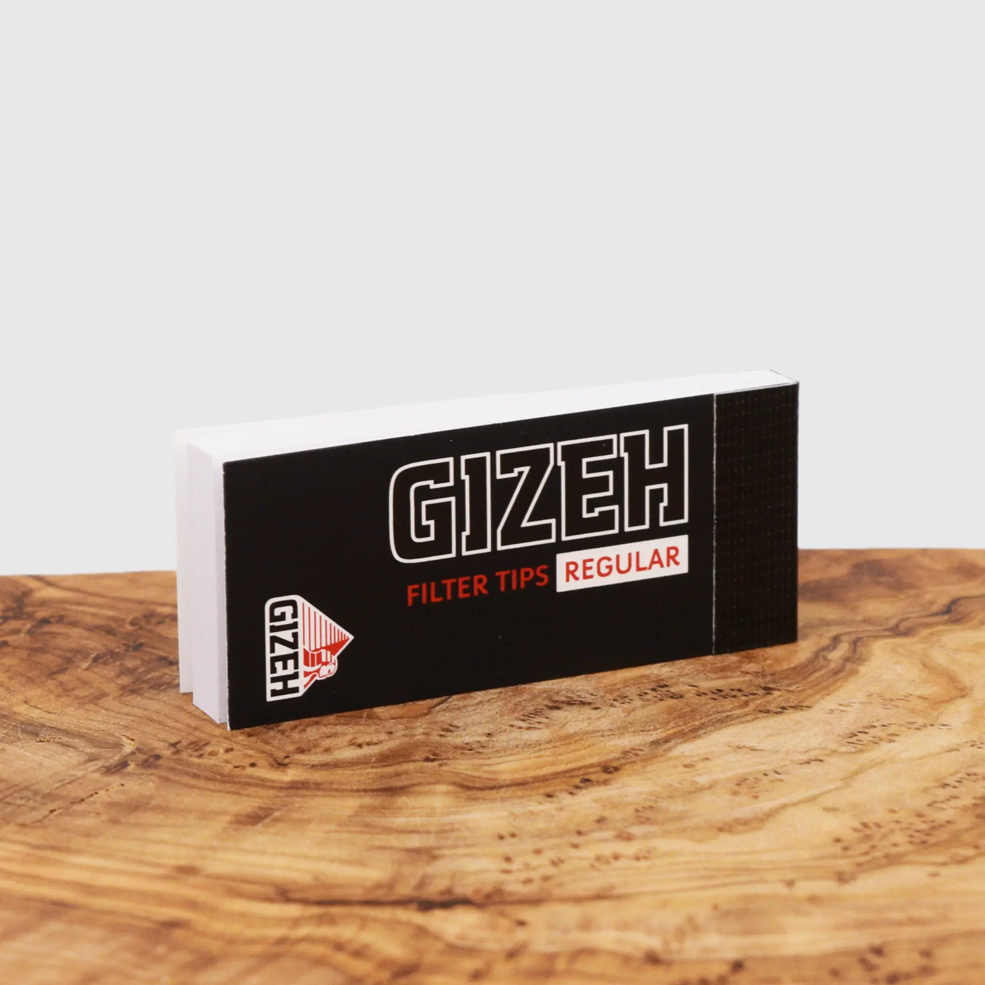 GIZEH Black Wide Filter Tips perforiert