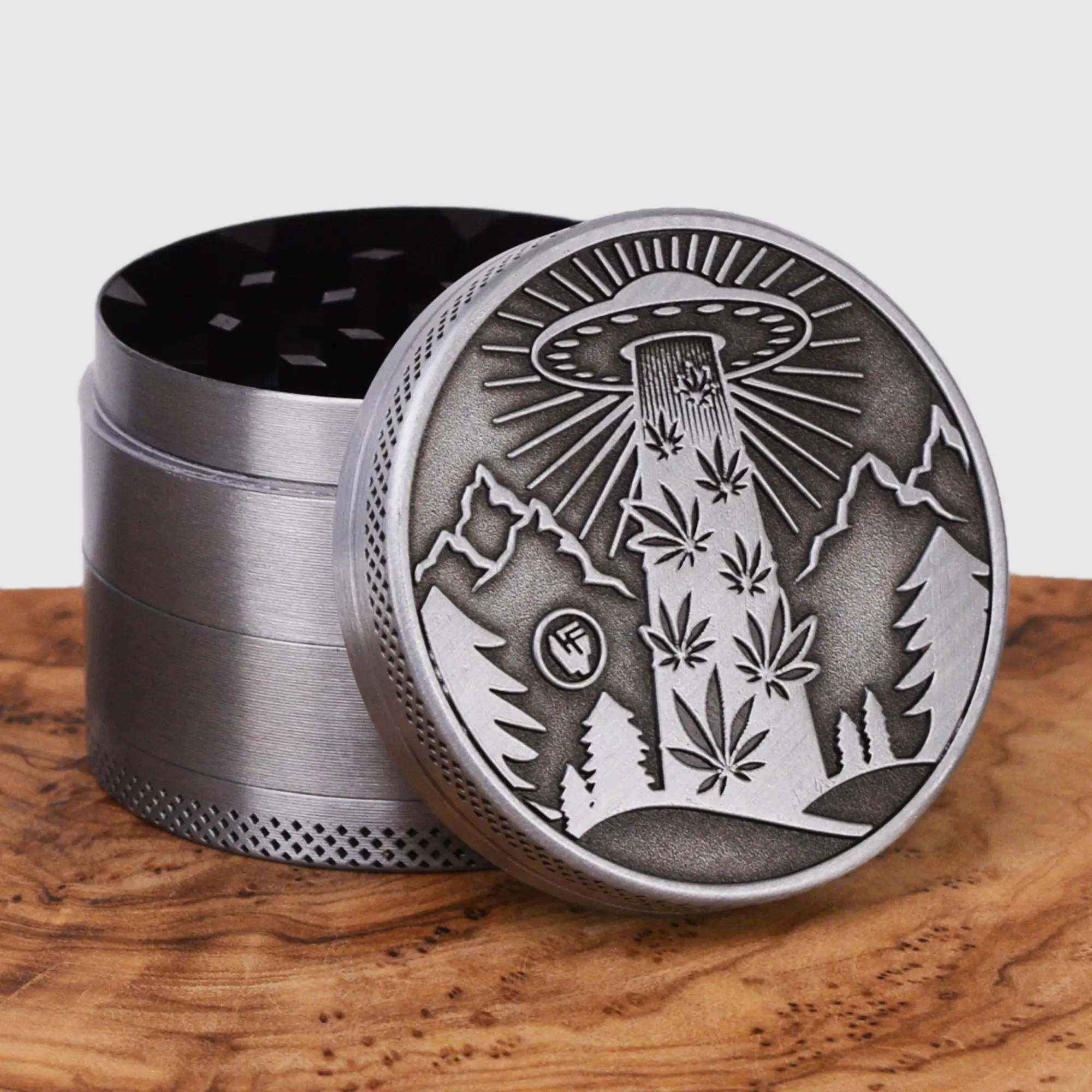 Silver 420 Aliens Grinder - 50mm