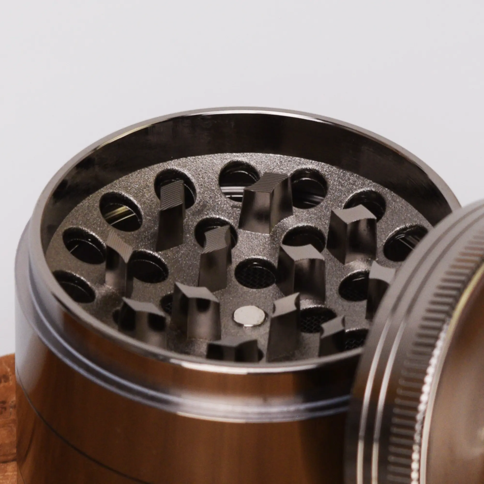 Konkav Aluminium Grinder Silber - 50mm