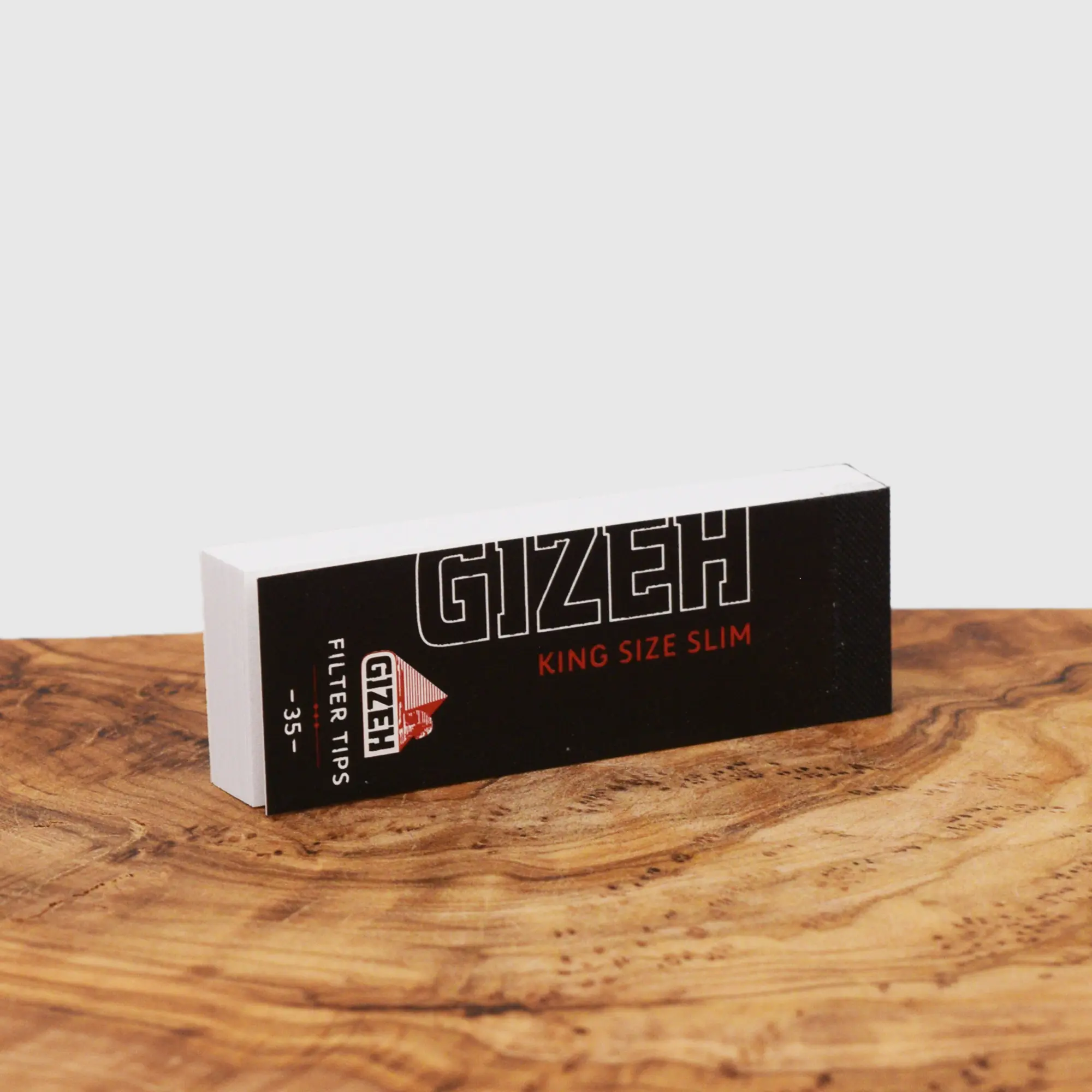 GIZEH Black Slim Filter Tips perforiert