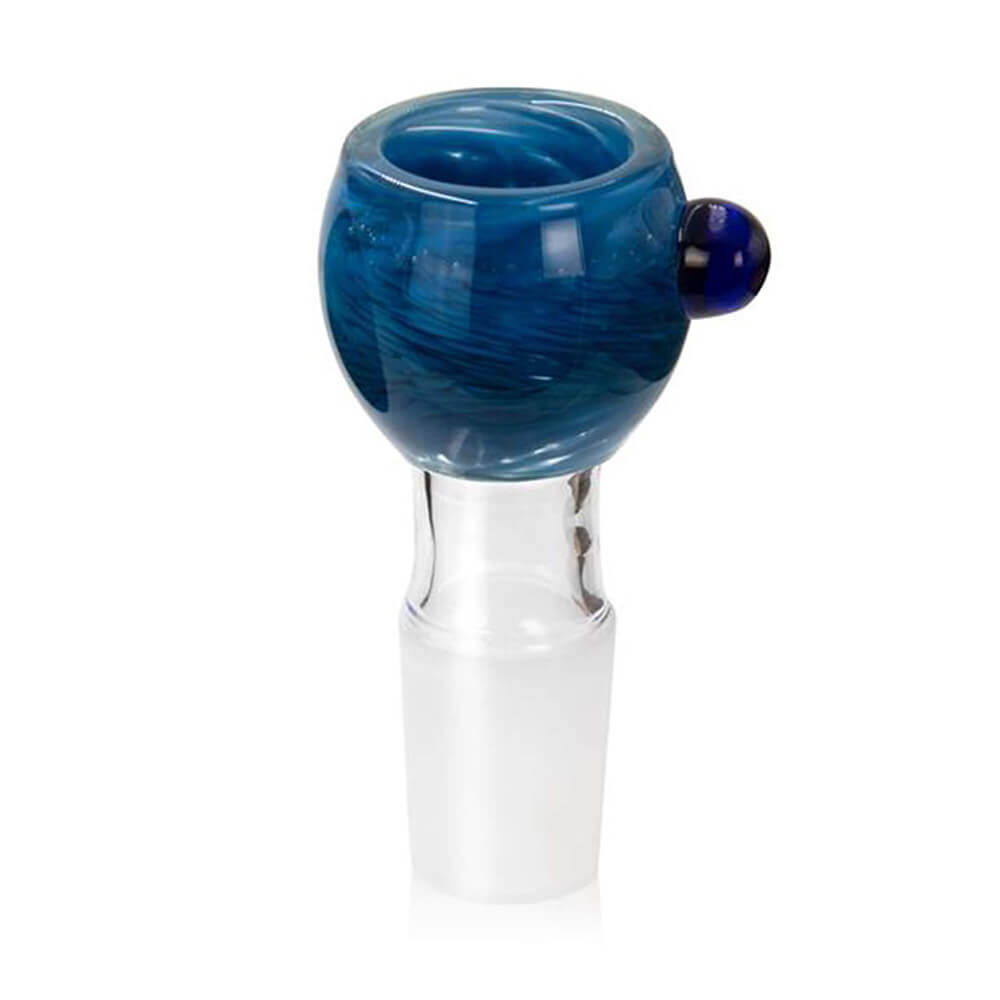 BKH-RND-02 - Variantenbild - Bong Kopf Rund NS 19 Blau - KiffKiosk