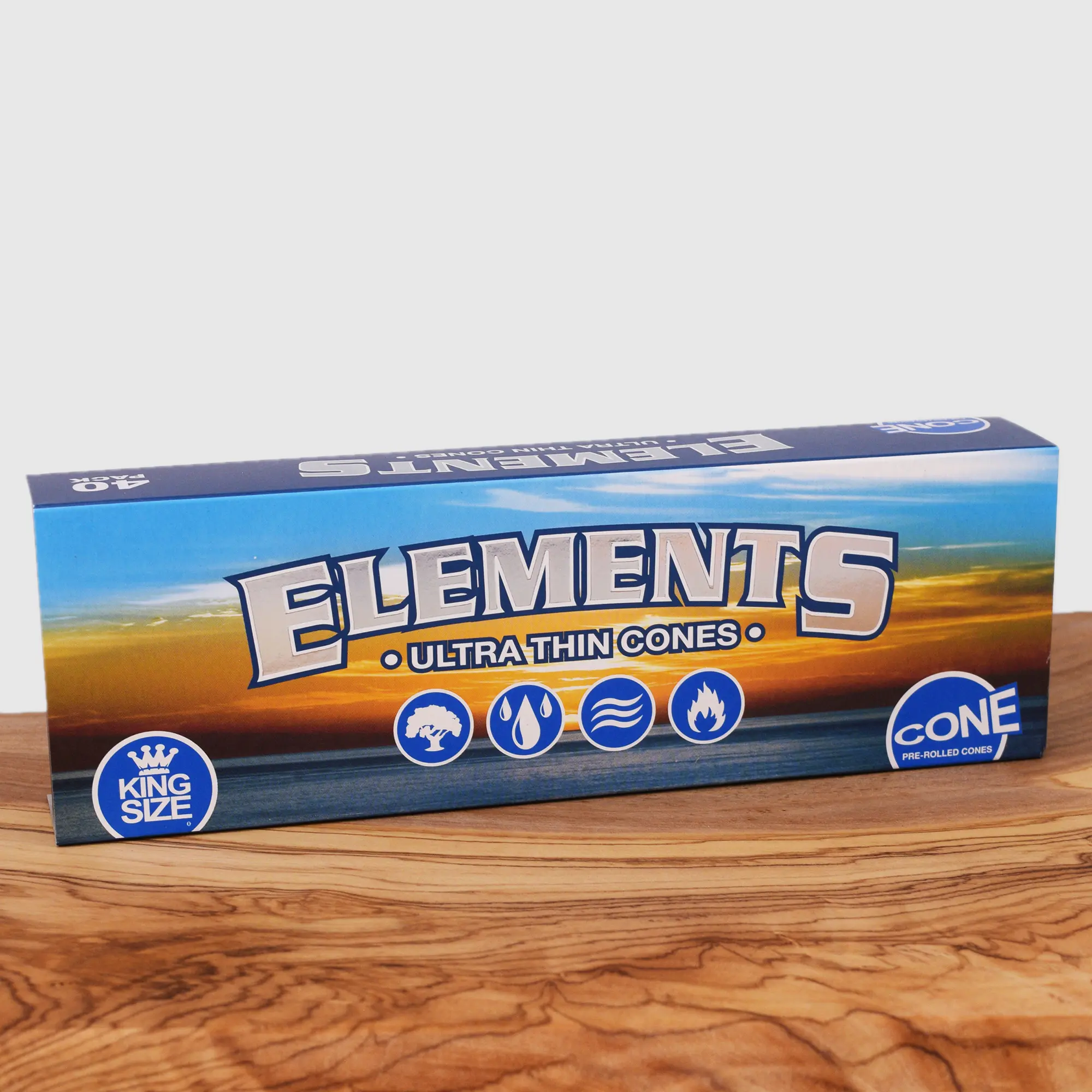 Elements Cones King Size Slim - 40 Stk