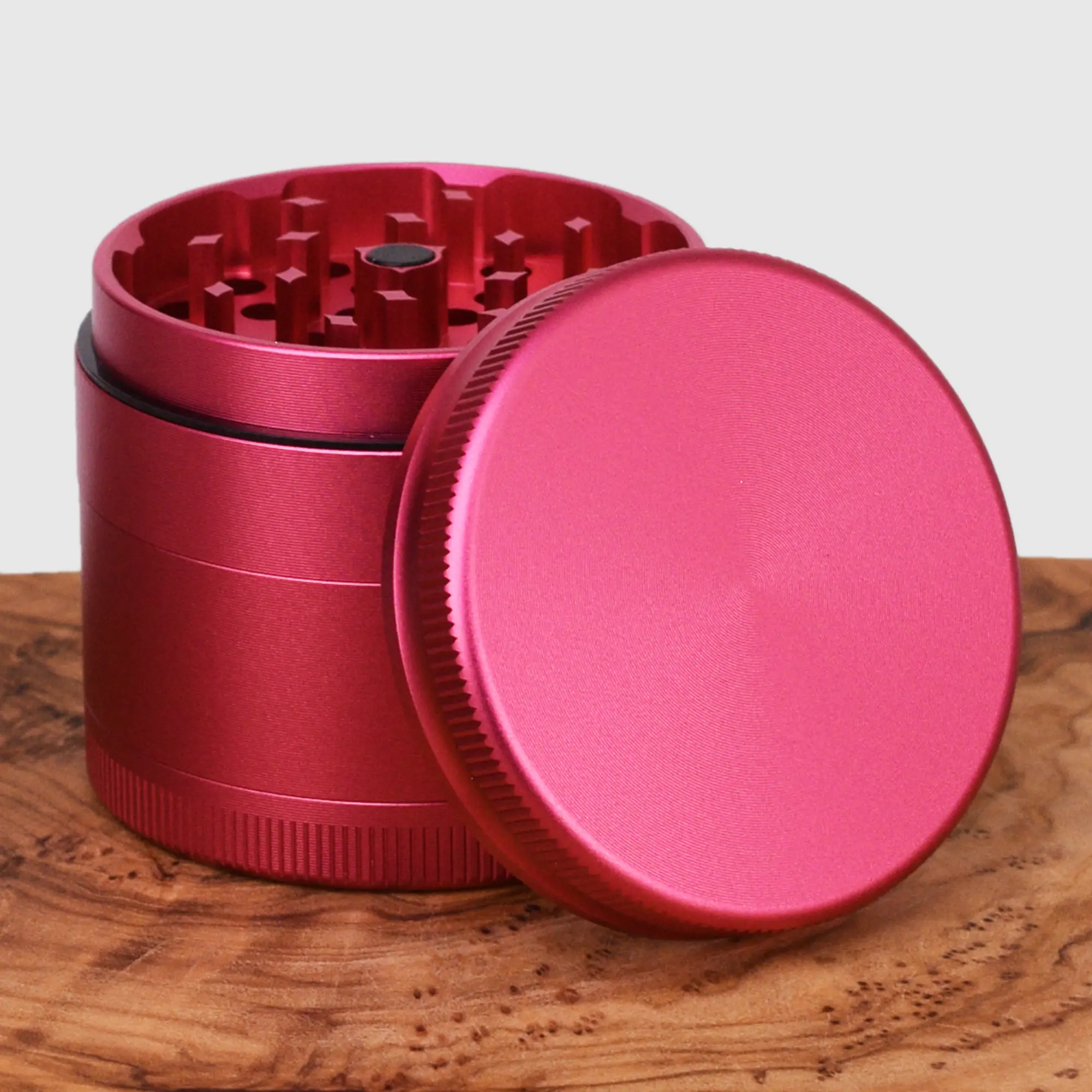 FireFlow Aluminium Grinder Pink Matt - Ø 50 mm