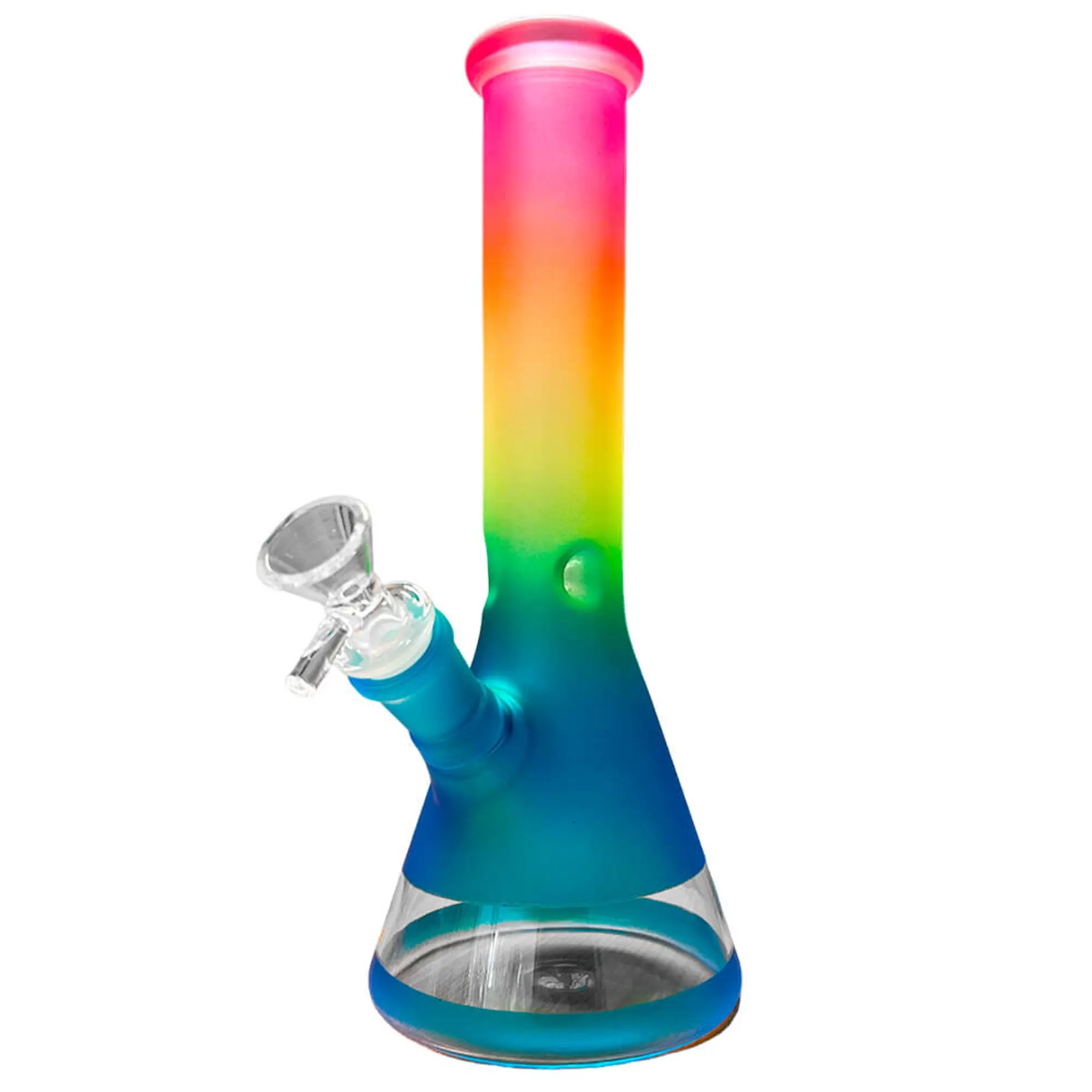 Rainbow Gradient Blue Bong - 25cm