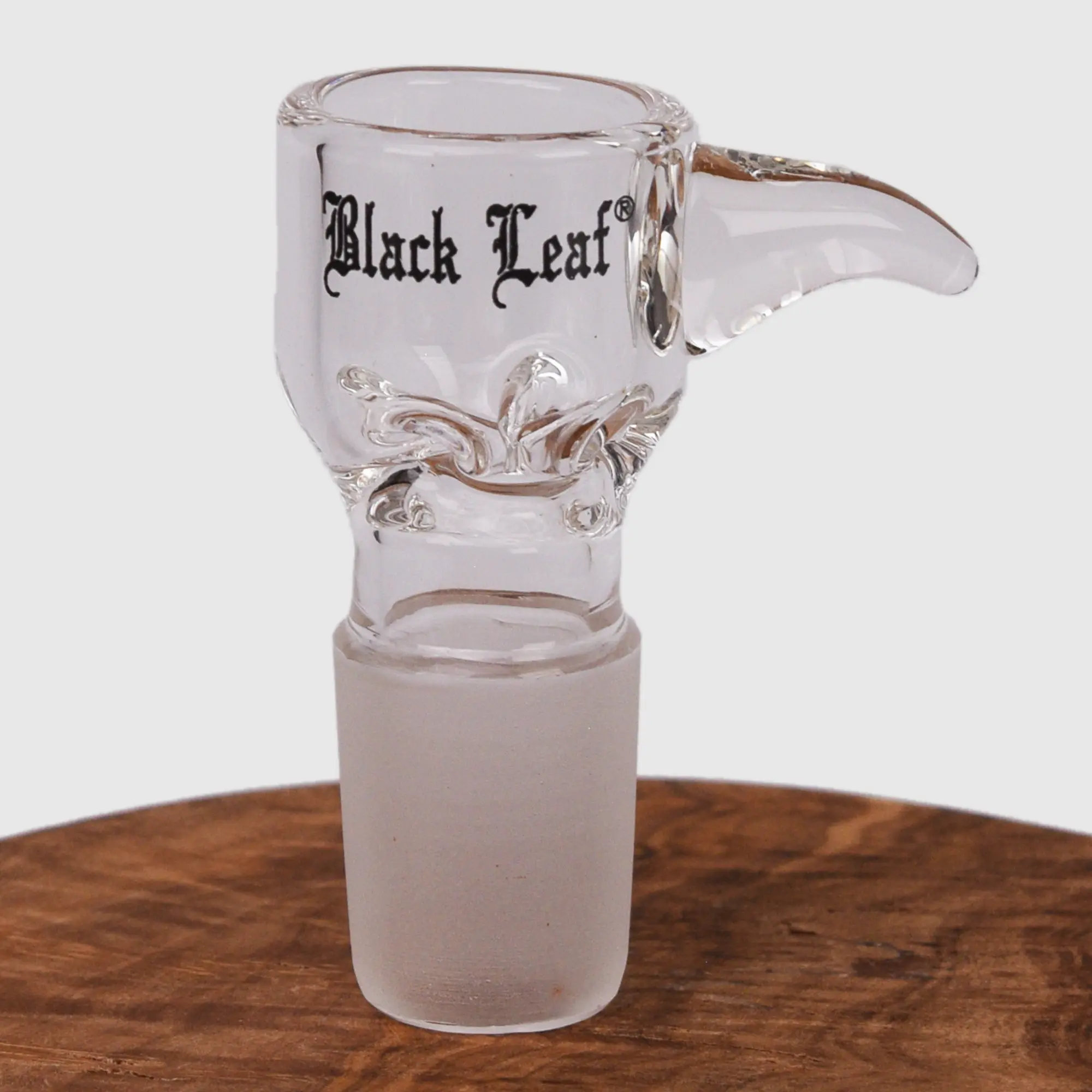 Black Leaf Bong Kopf mit Sieb & Griff - NS 14 & 19