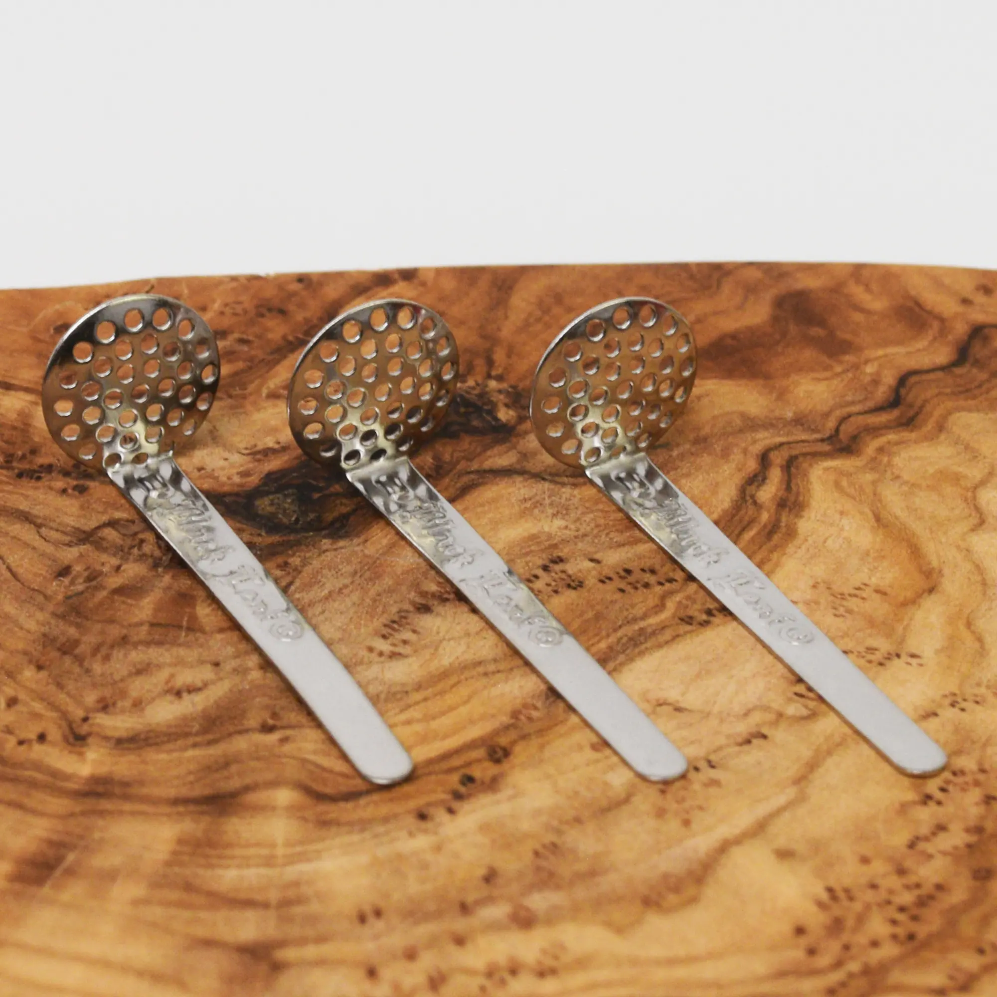 Black Leaf Edelstahl Bong Sieb 3 Stk - Ø15mm