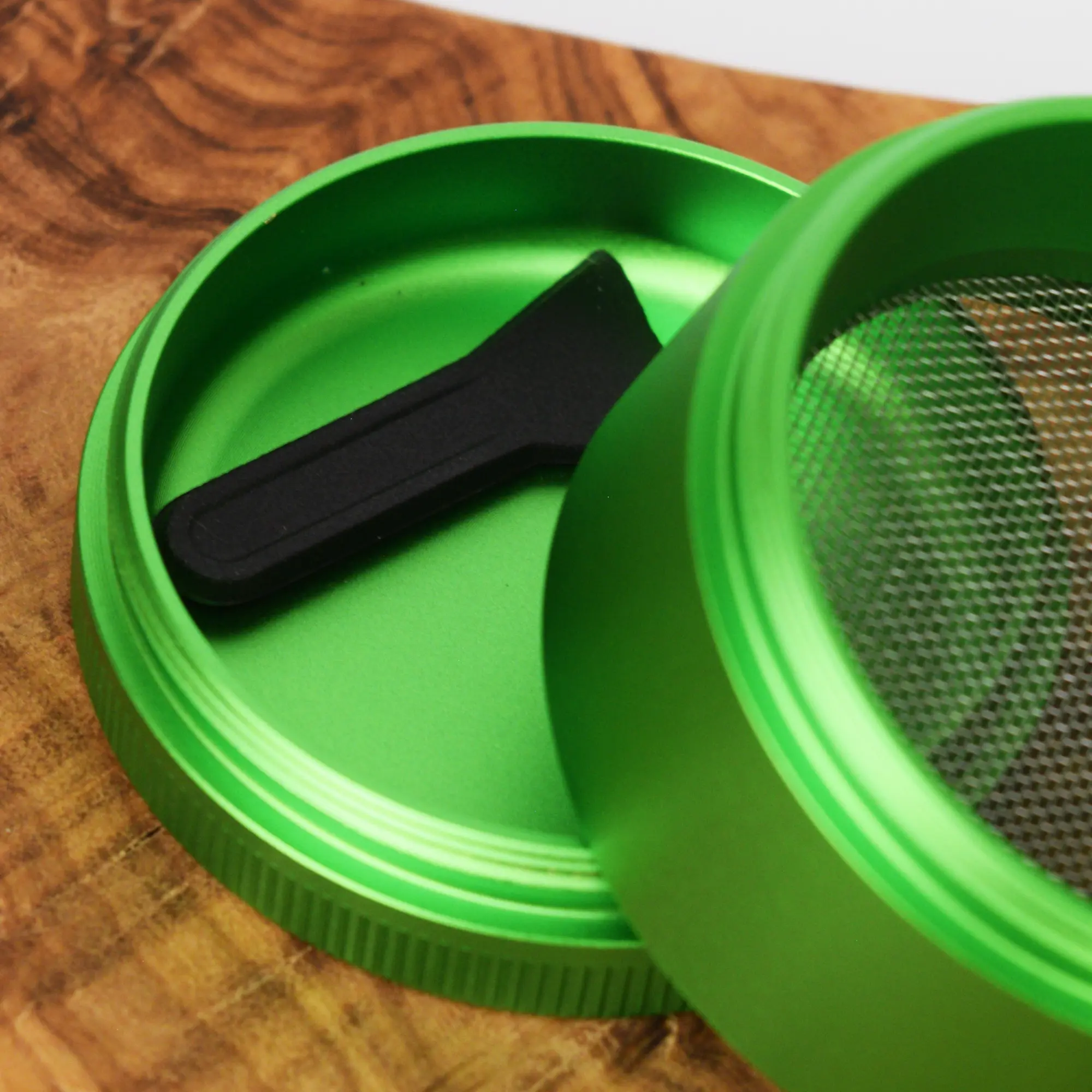 FireFlow Aluminium Grinder Grün Matt - Ø 50 mm