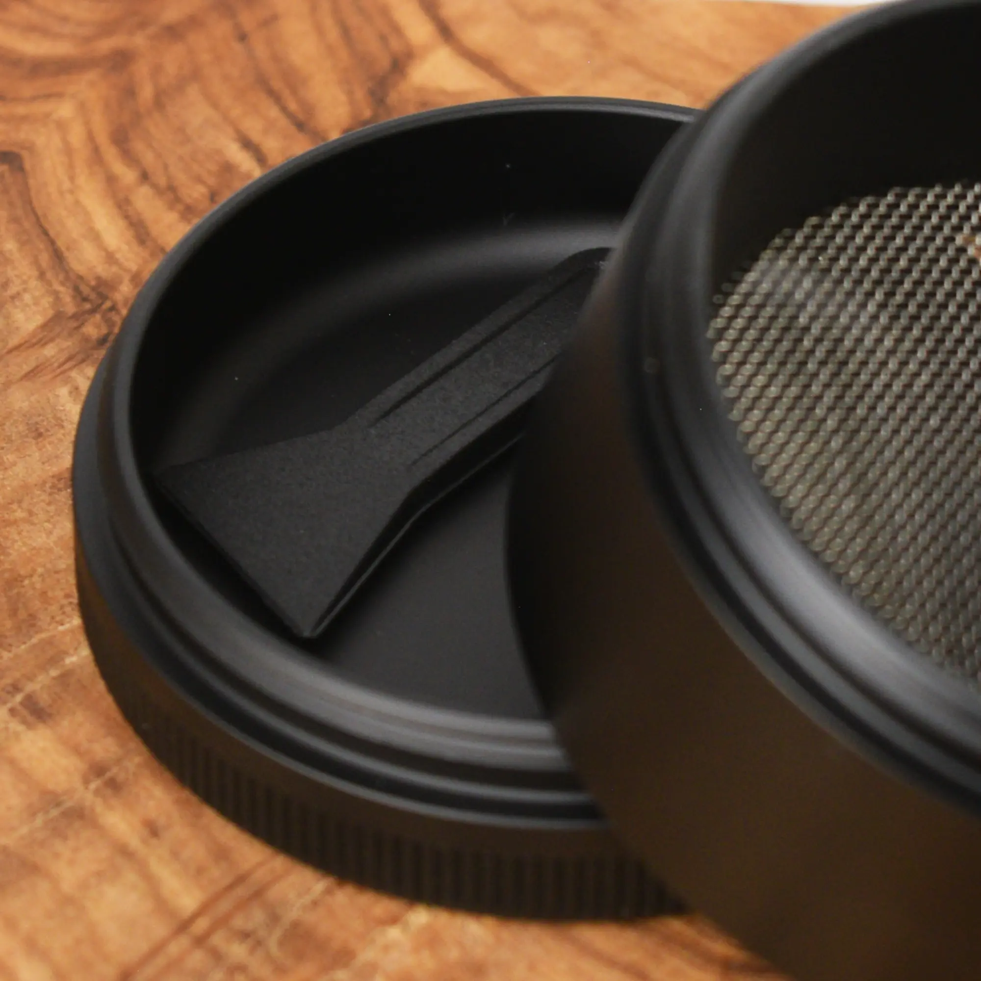 FireFlow Aluminium Grinder Schwarz Matt - Ø 50 mm