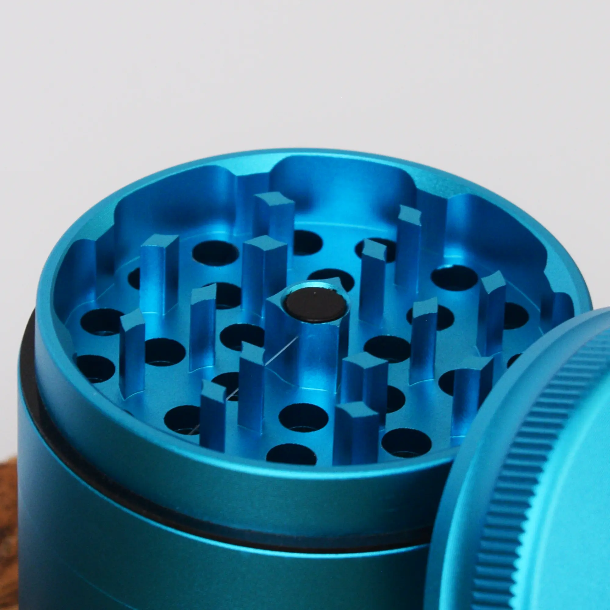FireFlow Aluminium Grinder Blau Matt - Ø 50 mm