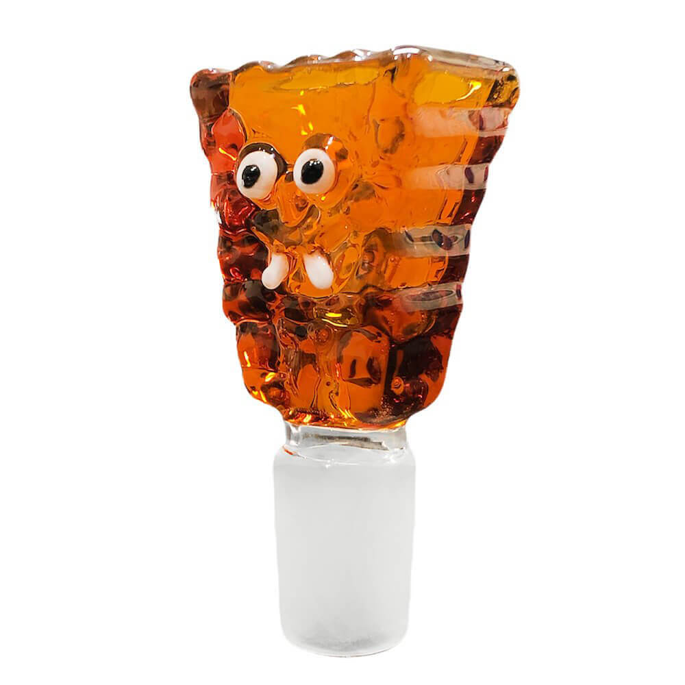 BKH-SPG-01 - Variantenbild - Sponge Bong Kopf NS 19 Orange - KiffKiosk