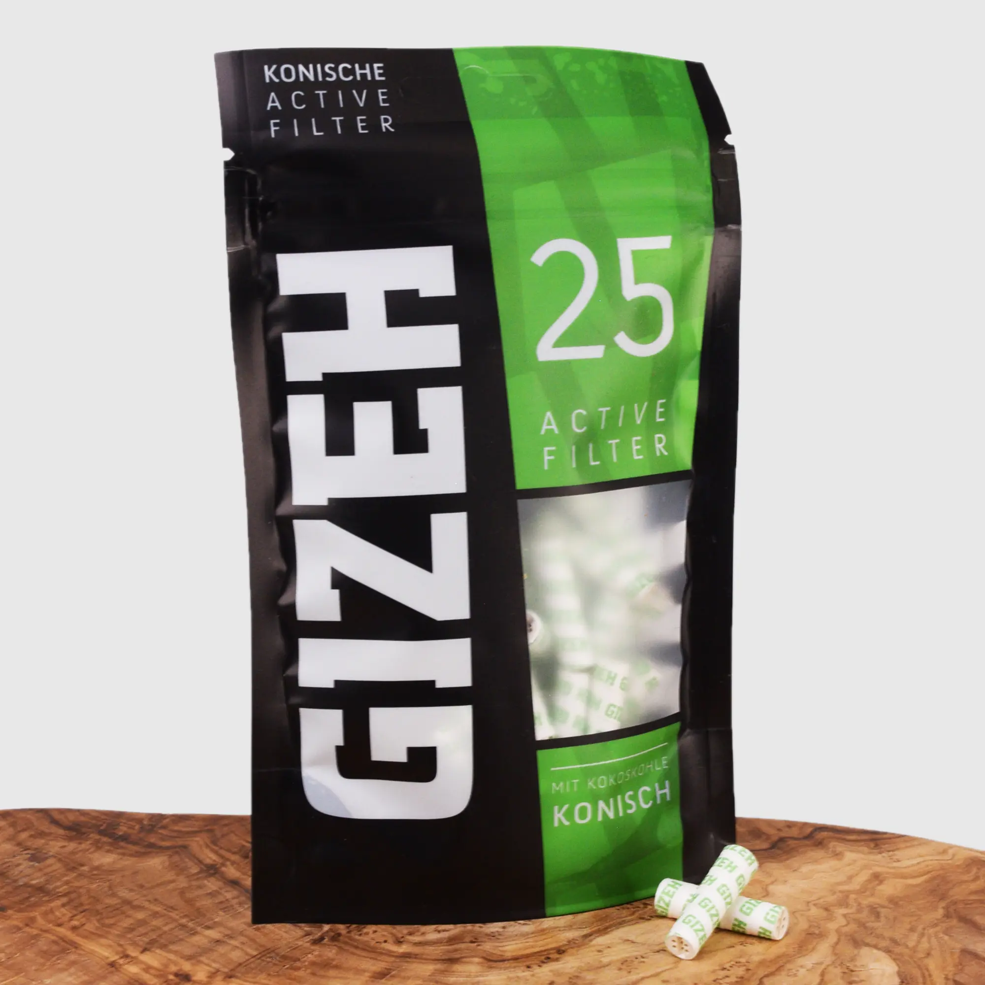 GIZEH Cone Aktivkohlefilter - 25 Stk