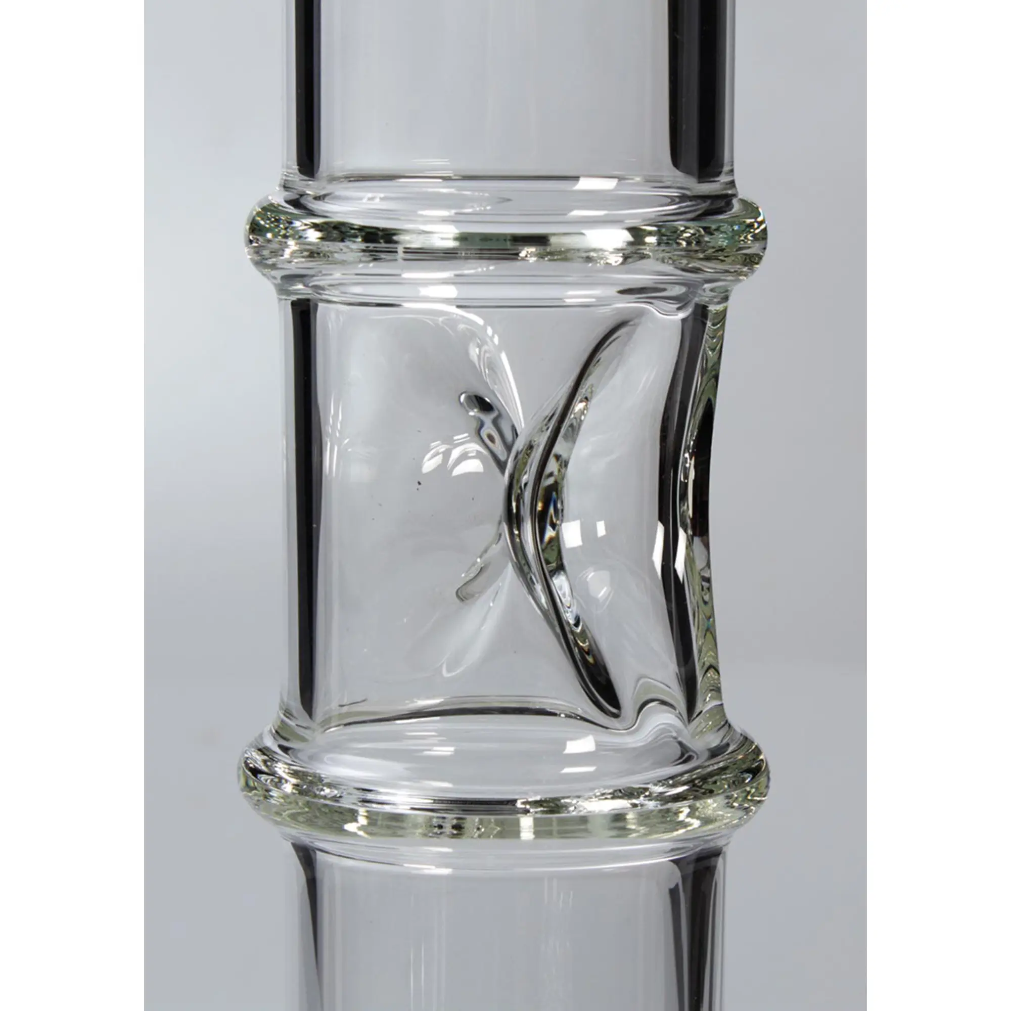 Black Leaf Ice Zylinder Bong - 35cm