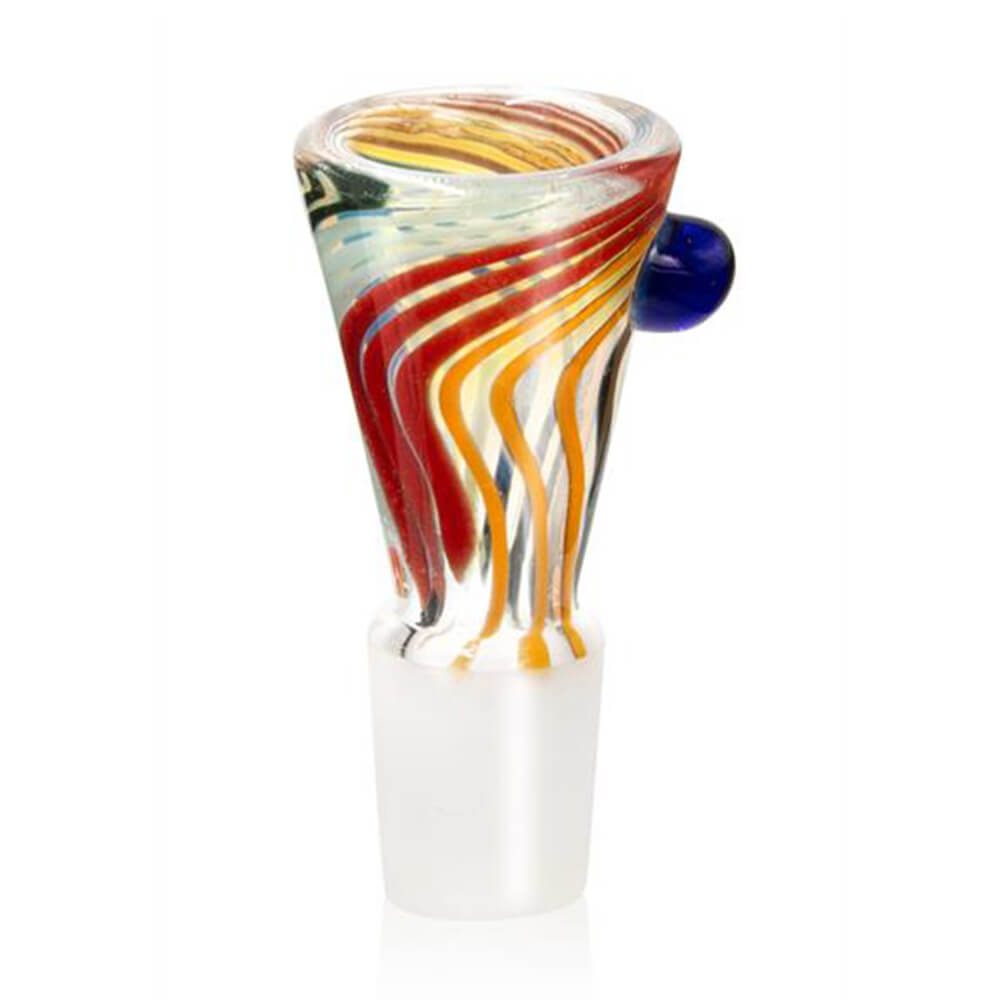 BKH-BTK-02 - Variantenbild - Batik Cone Bong Kopf NS 19 Mix 2 - KiffKiosk