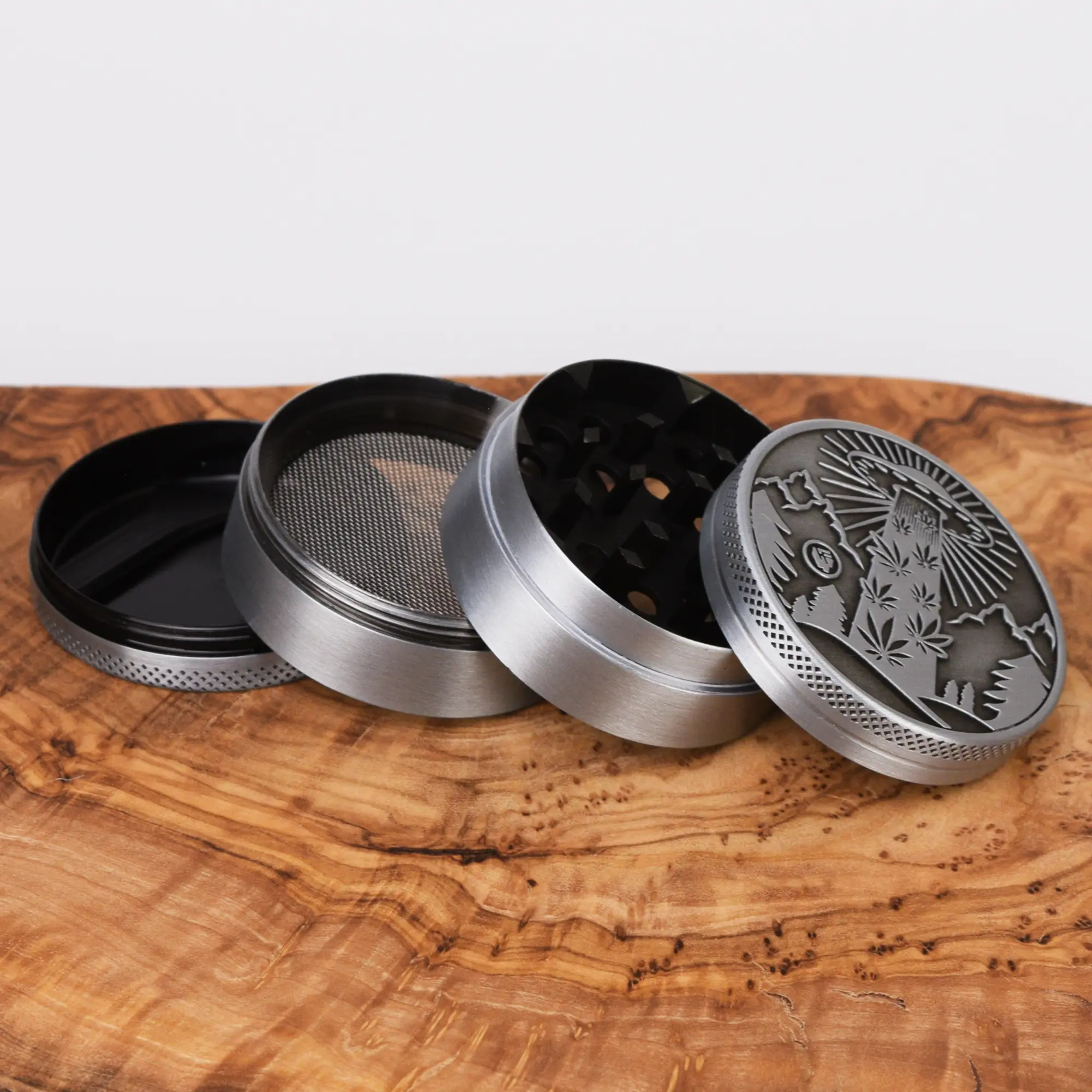 Silver 420 Aliens Grinder - 50mm