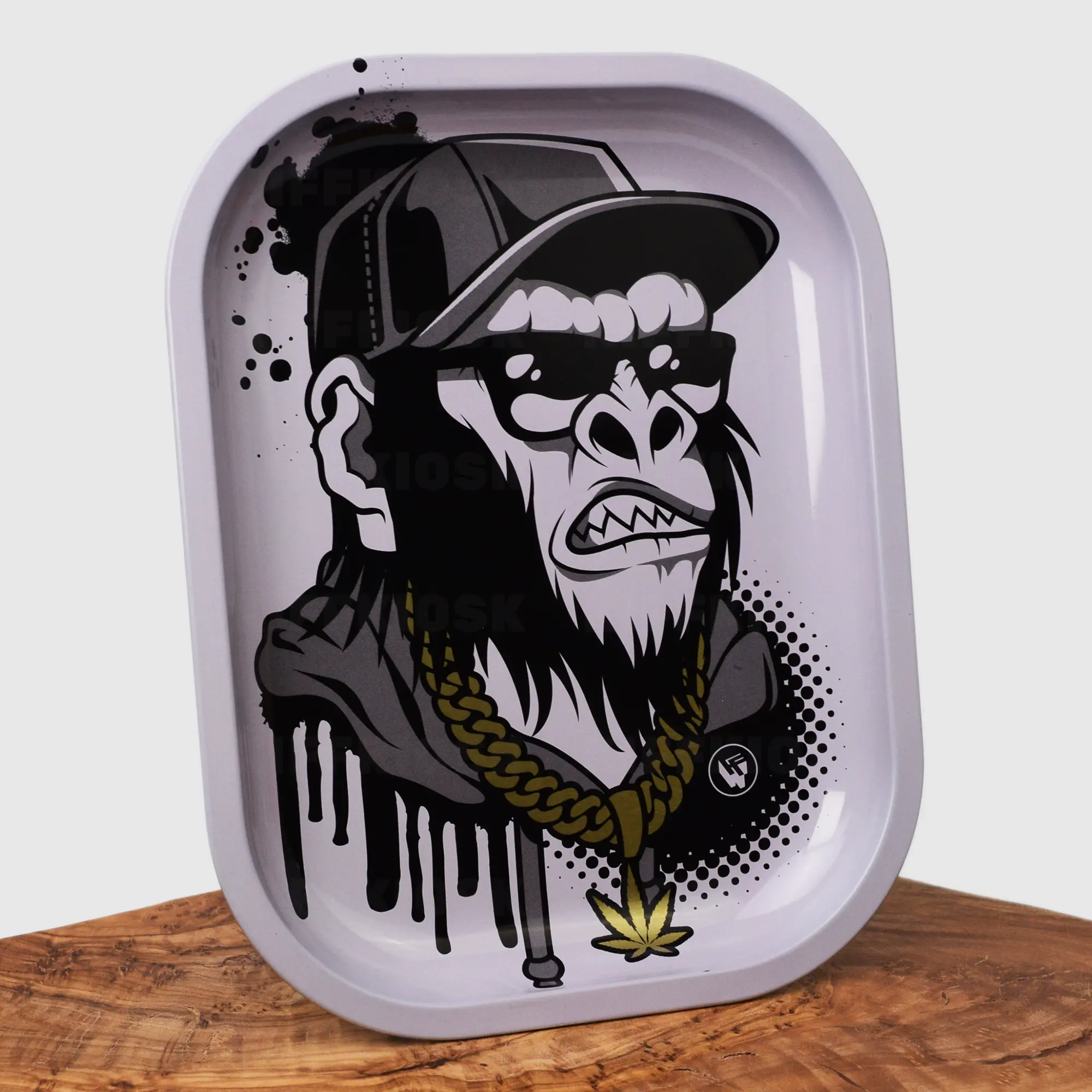 OG Monkey Rolling Tray - 18x14cm