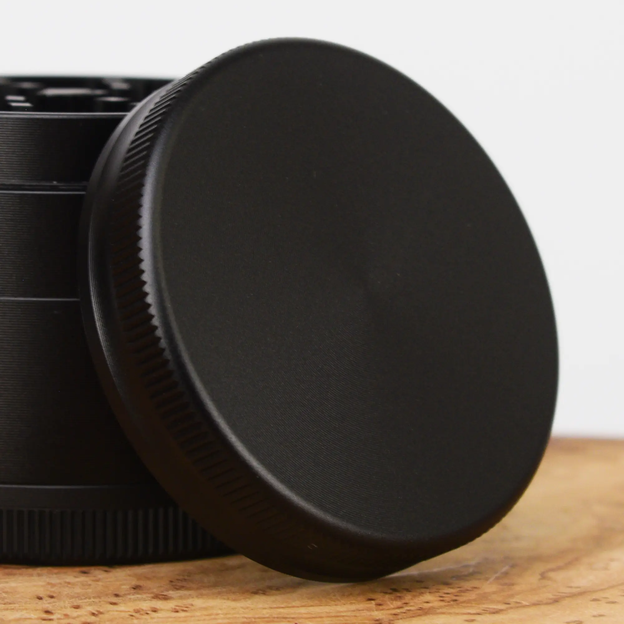 FireFlow Aluminium Grinder Schwarz Matt - Ø 50 mm