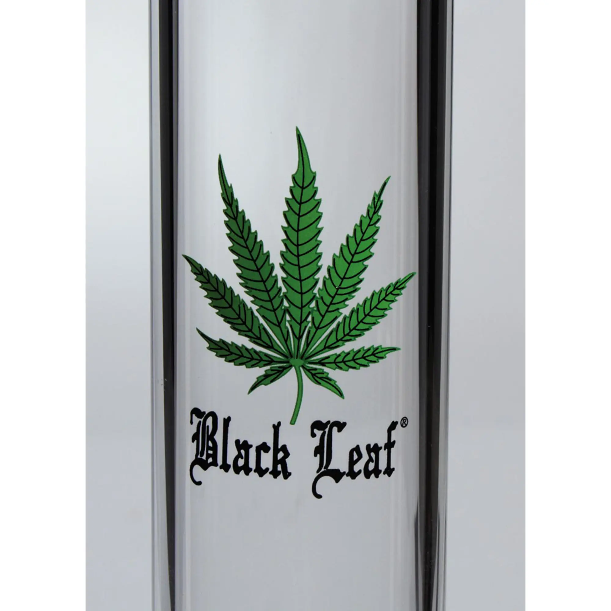 Black Leaf Zylinder Bong - 30cm