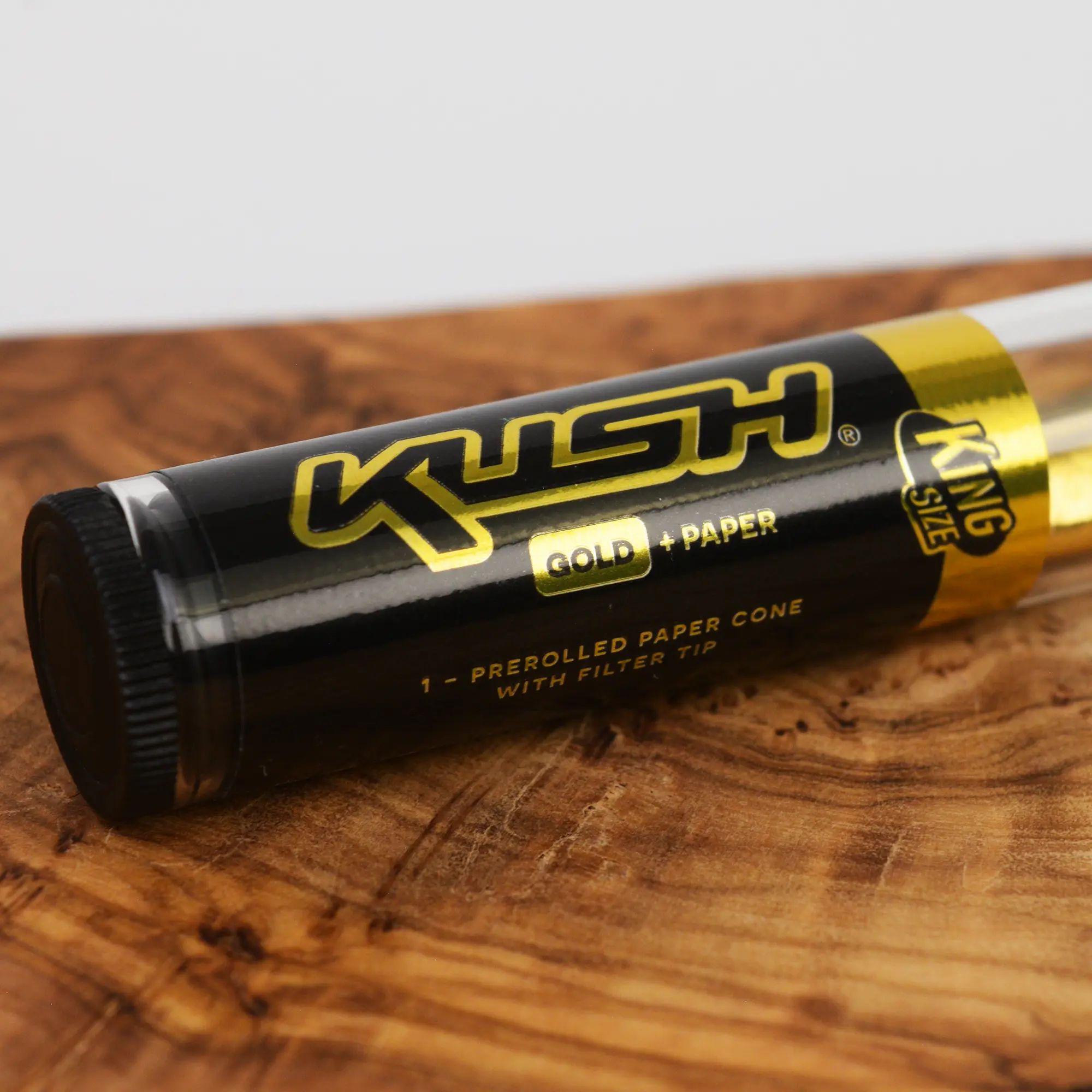 KUSH Gold King Size Slim Cone
