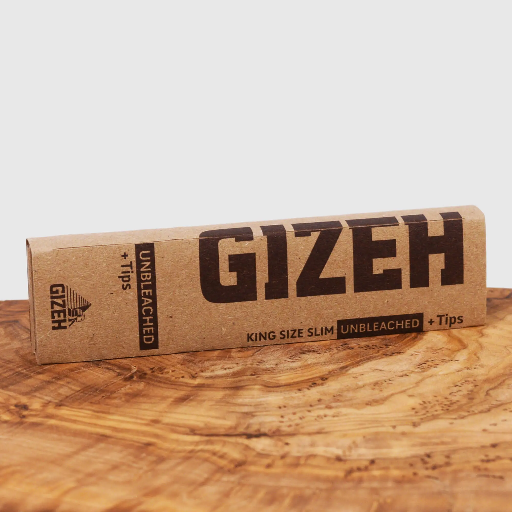 GIZEH Unbleached King Size Slim + Tips
