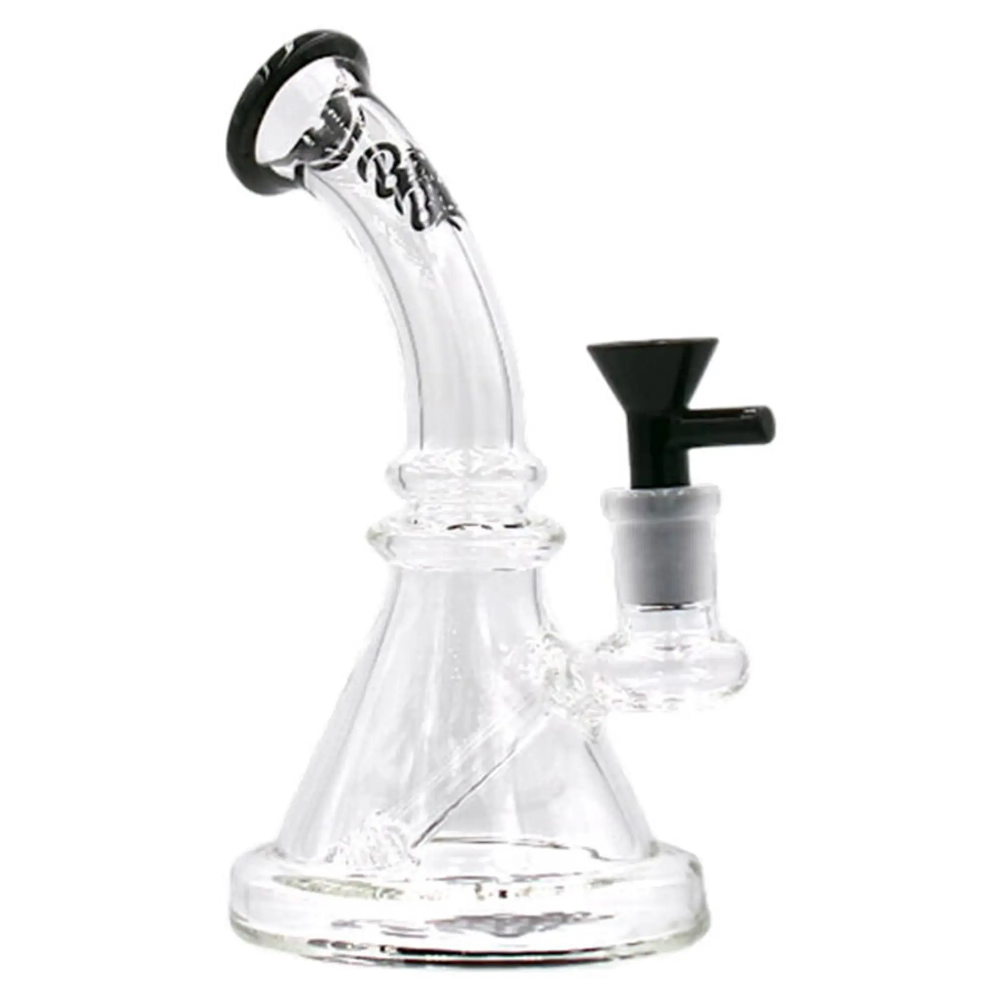 Best Buds Bent Neck Glass Bong - 19,5cm