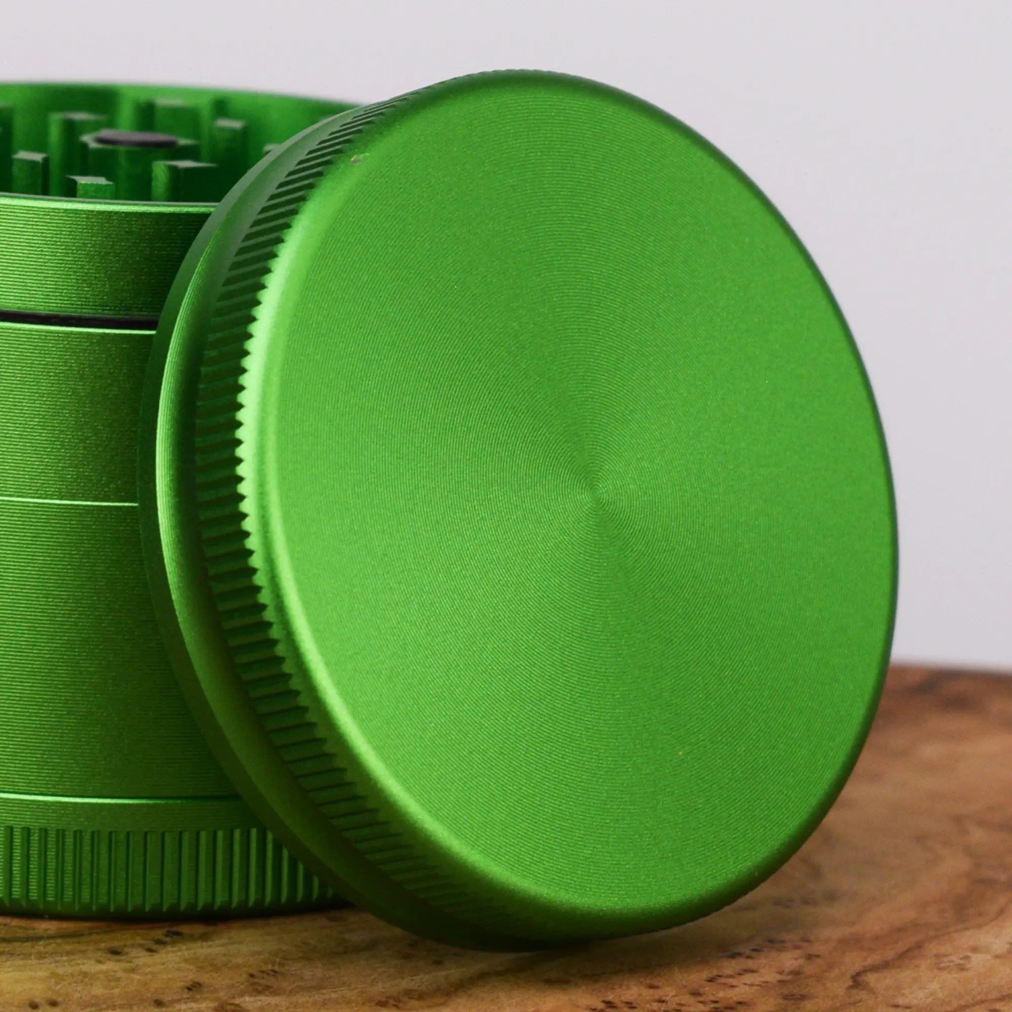 FireFlow Aluminium Grinder Grün Matt - Ø 50 mm