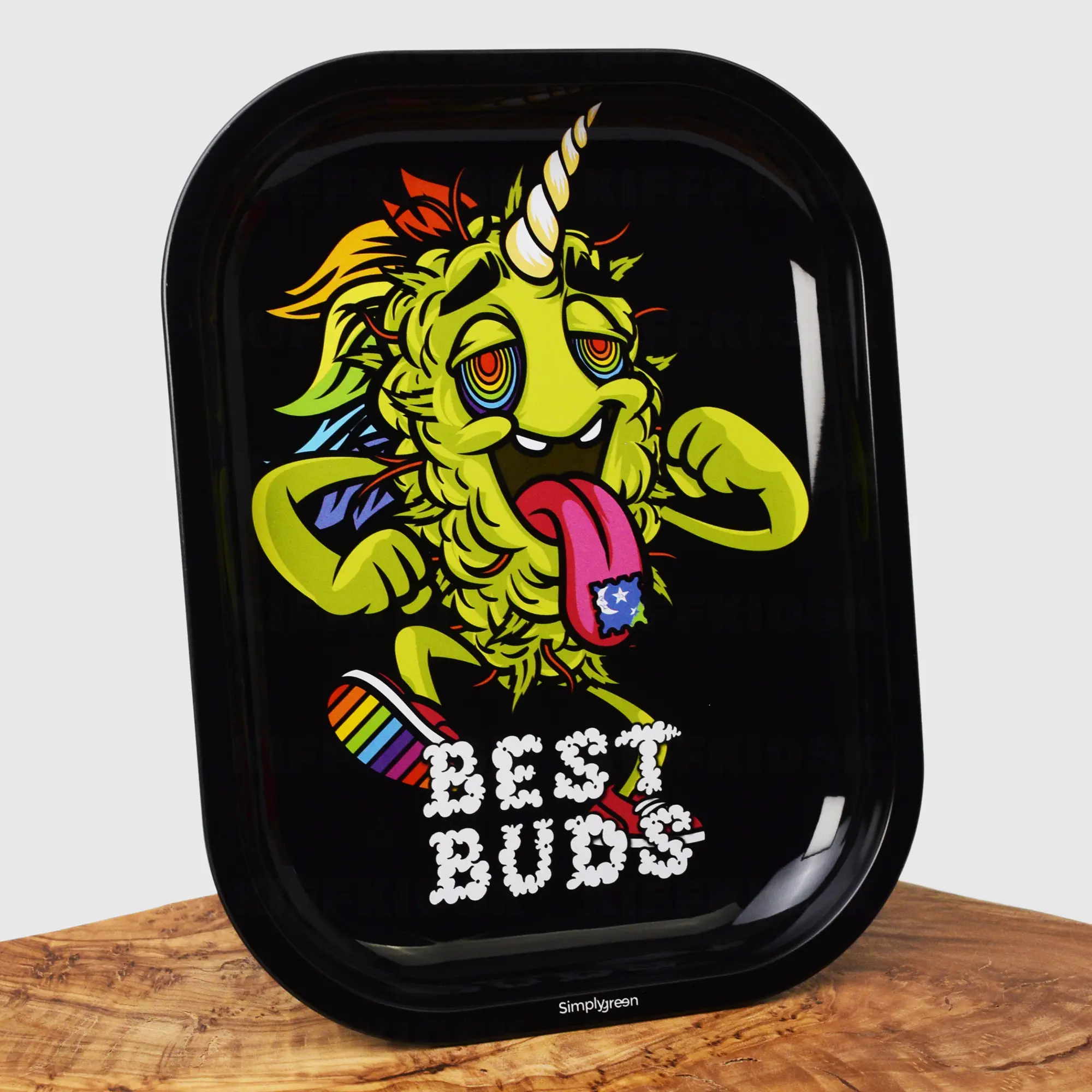 Best Buds LSD Einhorn Rolling Tray - 18x14cm