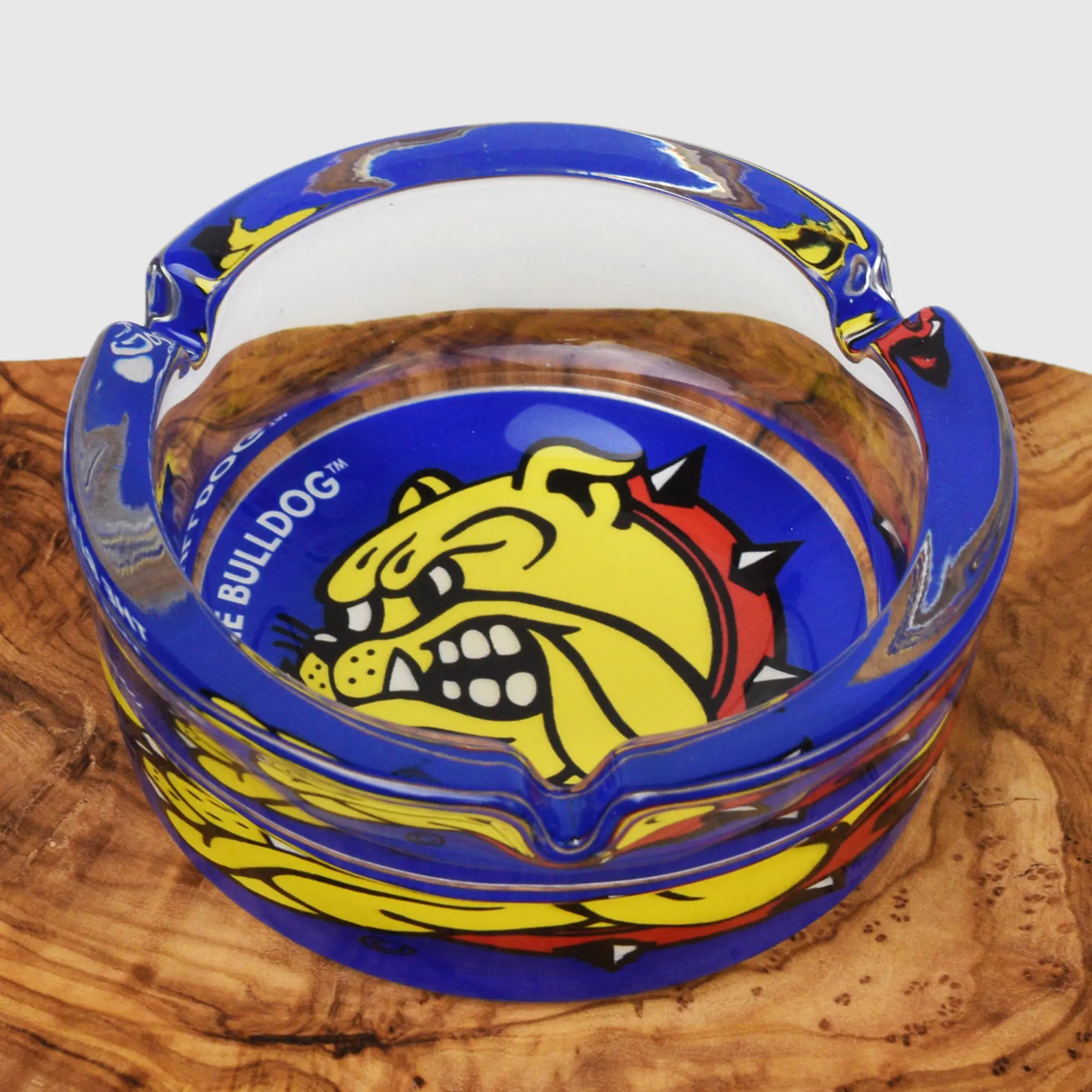 The Bulldog Original Glas Aschenbecher - 10cm