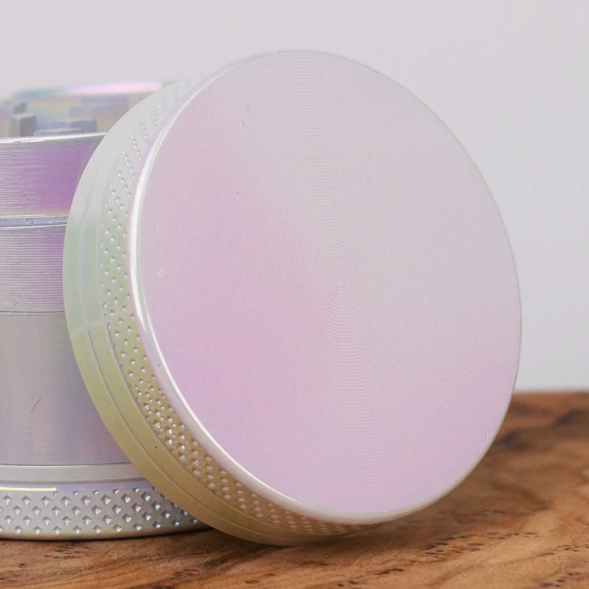 White Rainbow Aluminium Grinder - 40mm