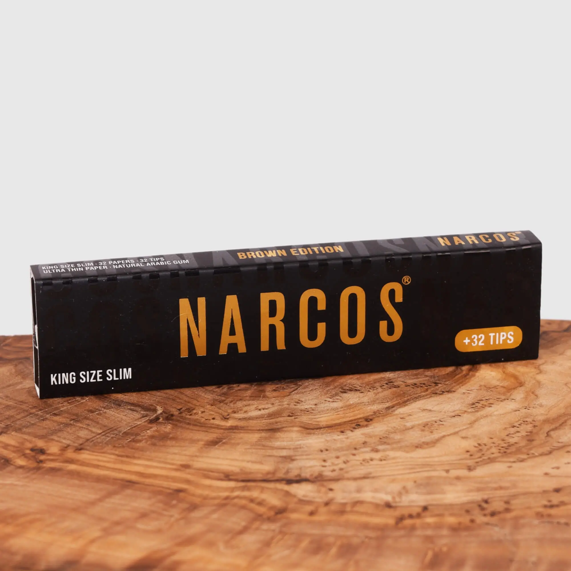 Narcos Brown King Size Slim + Tips