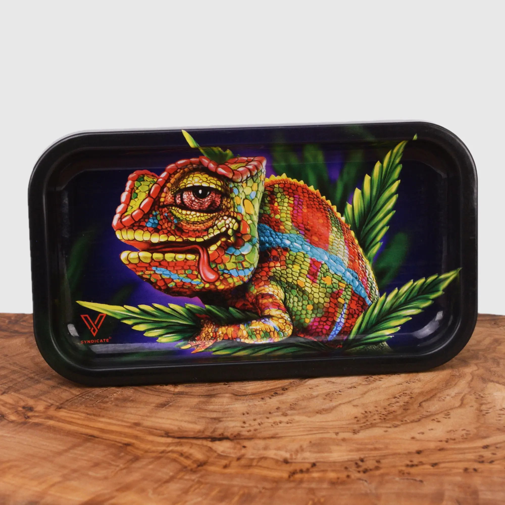 Dose mit Rolling Tray - Chameleon