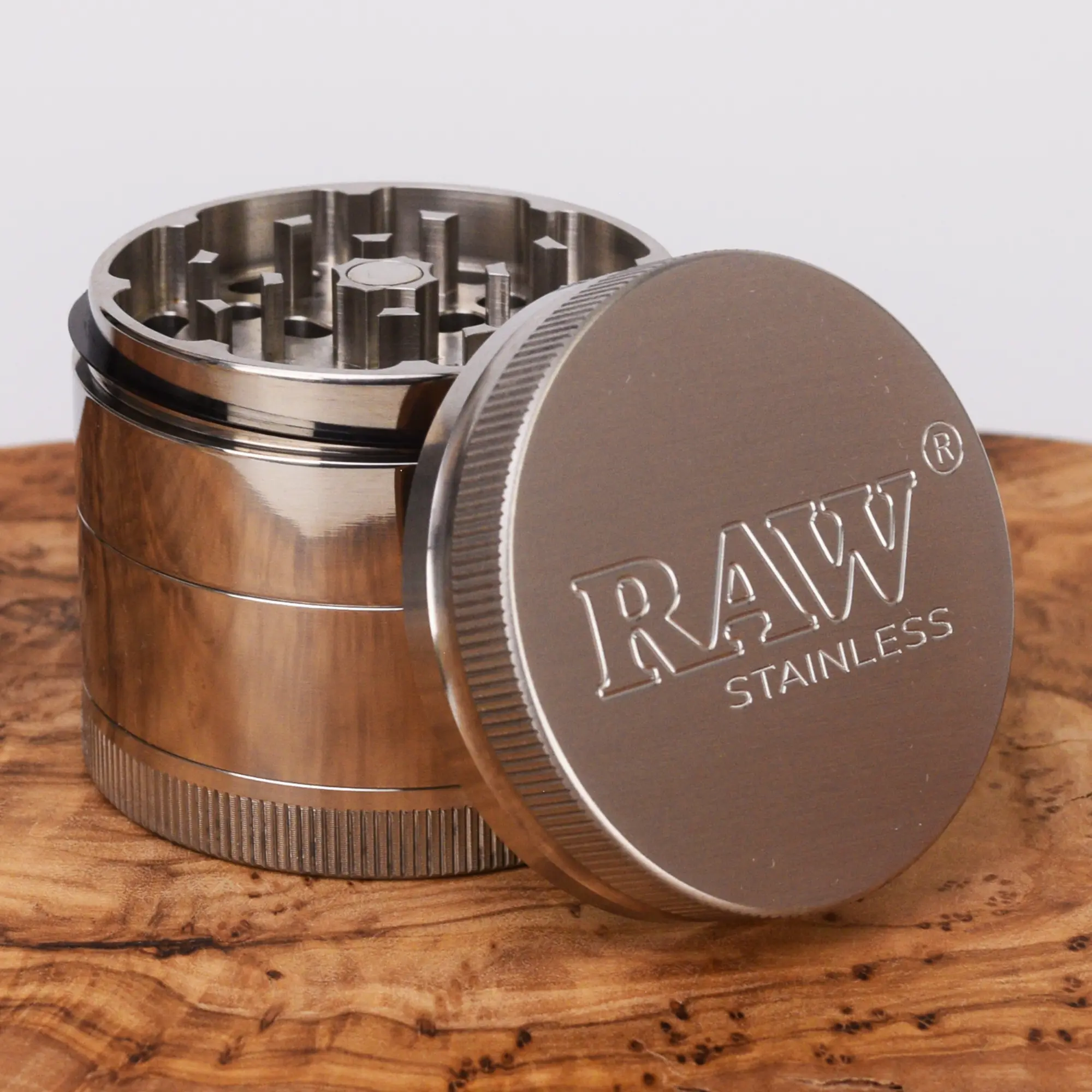 RAW Edelstahl Grinder - 50mm