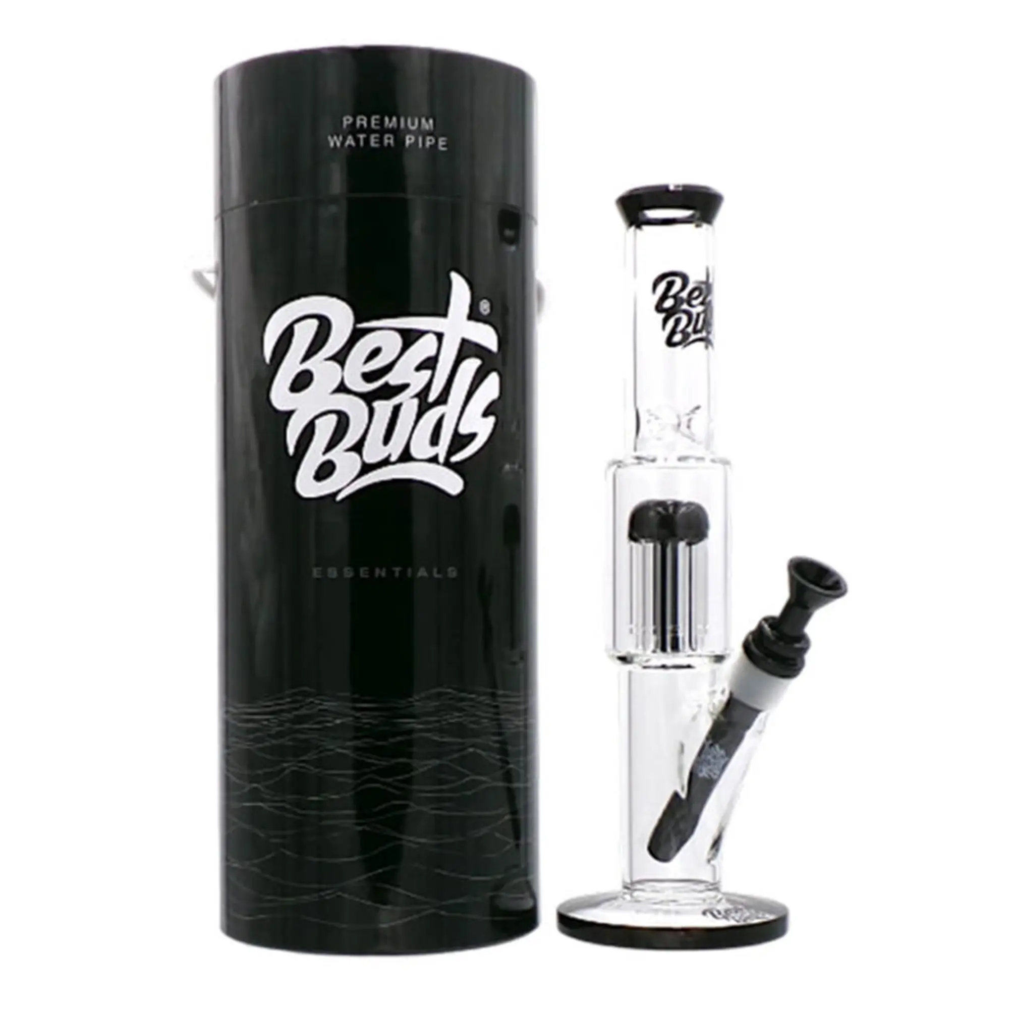 Best Buds Double Chamber Zylinder Bong - 33cm