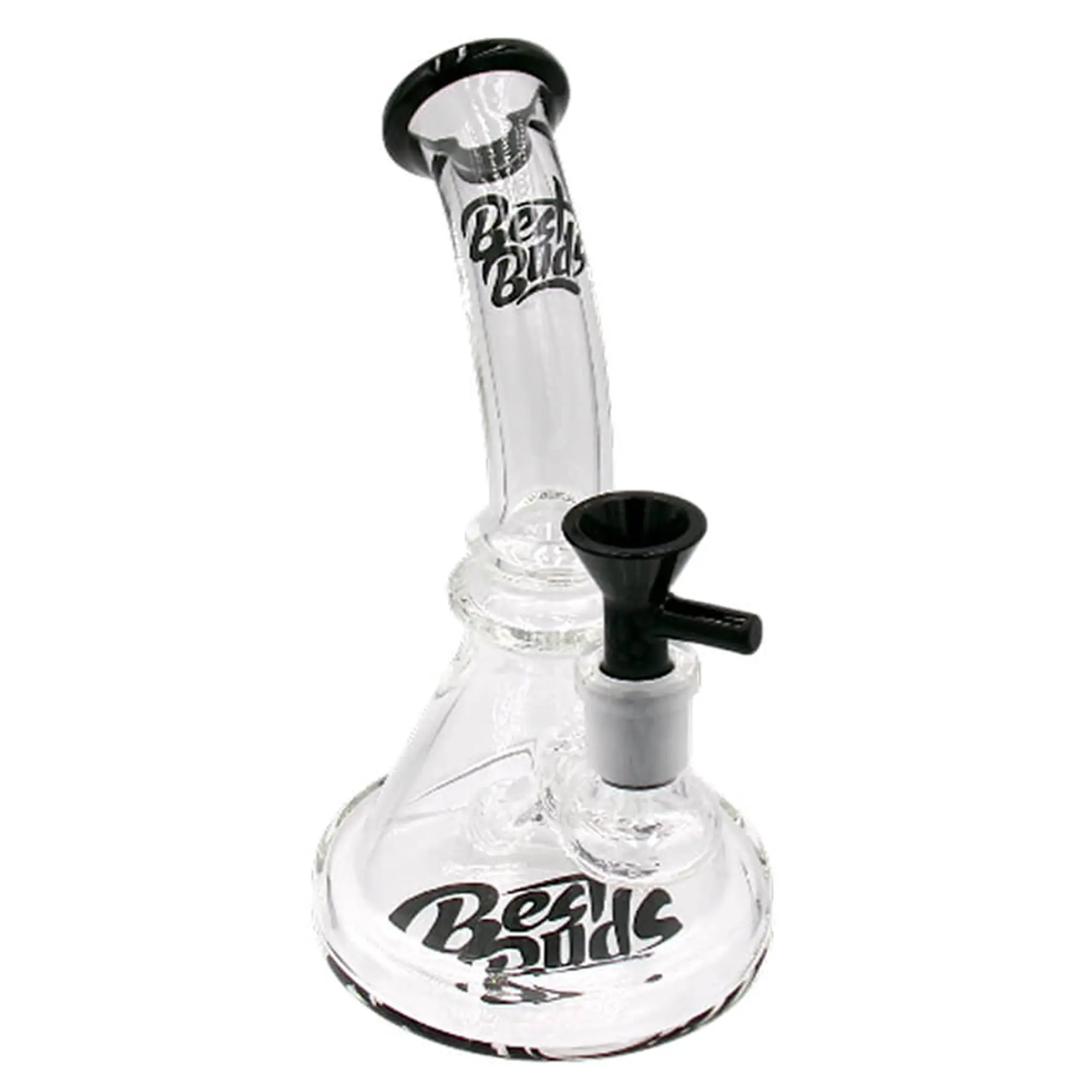 Best Buds Bent Neck Glass Bong - 19,5cm