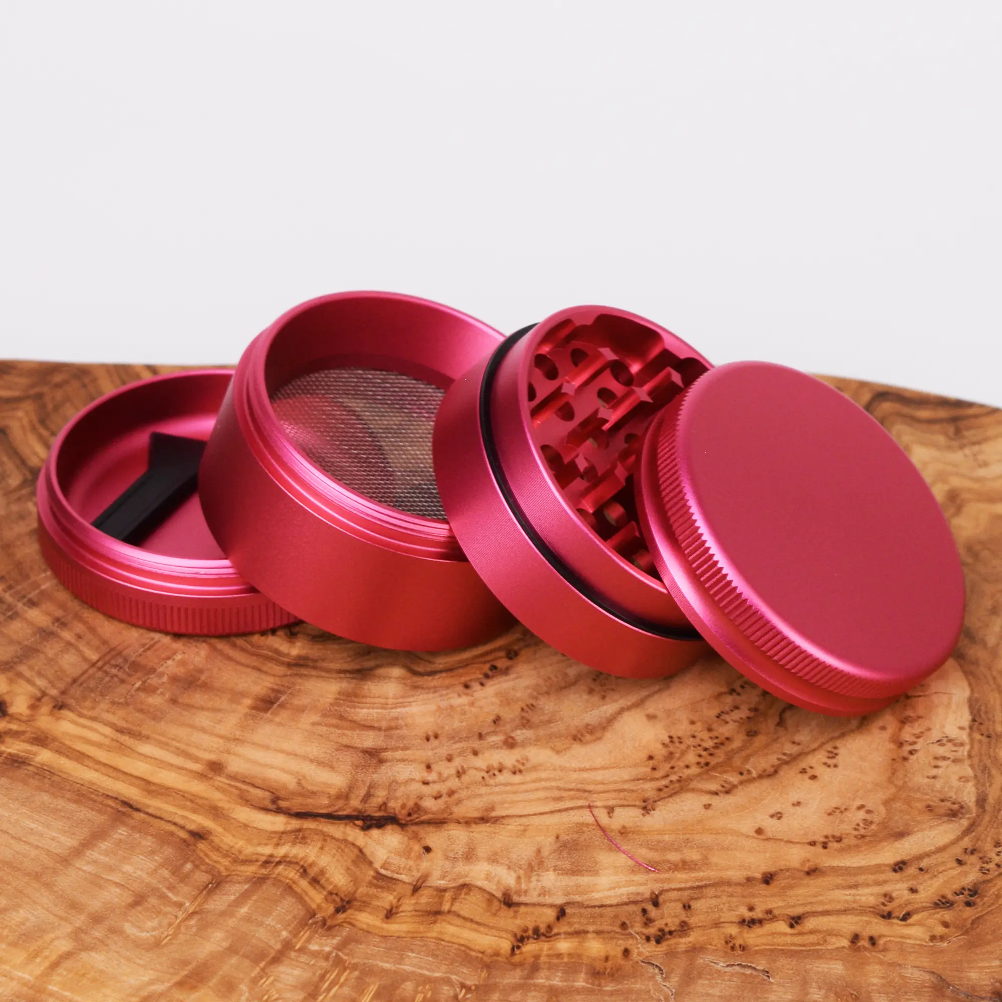 FireFlow Aluminium Grinder Pink Matt - Ø 50 mm